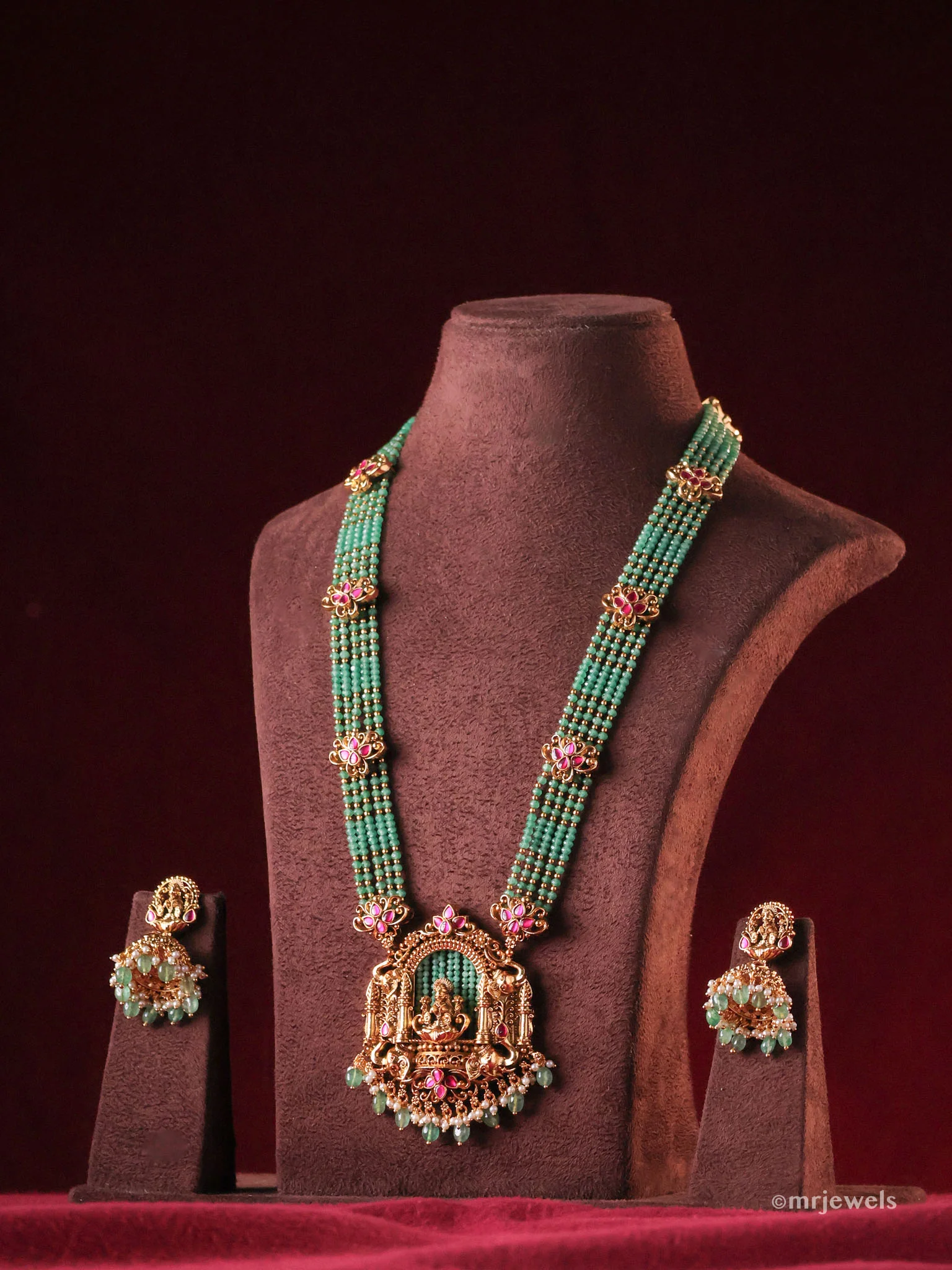 Nitya Lakshmi Temple Bead Set