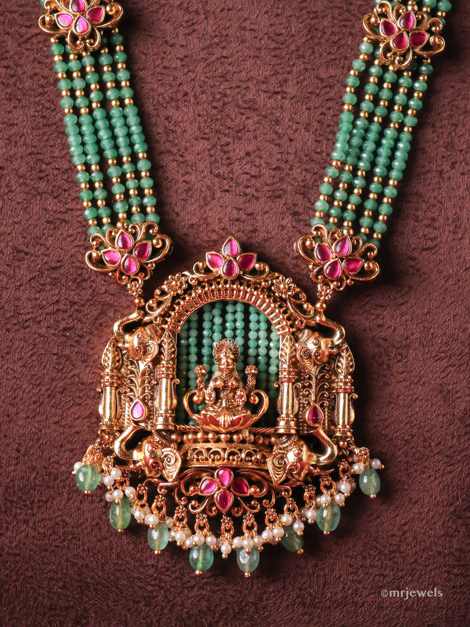 Nitya Lakshmi Temple Bead Set - Image 2
