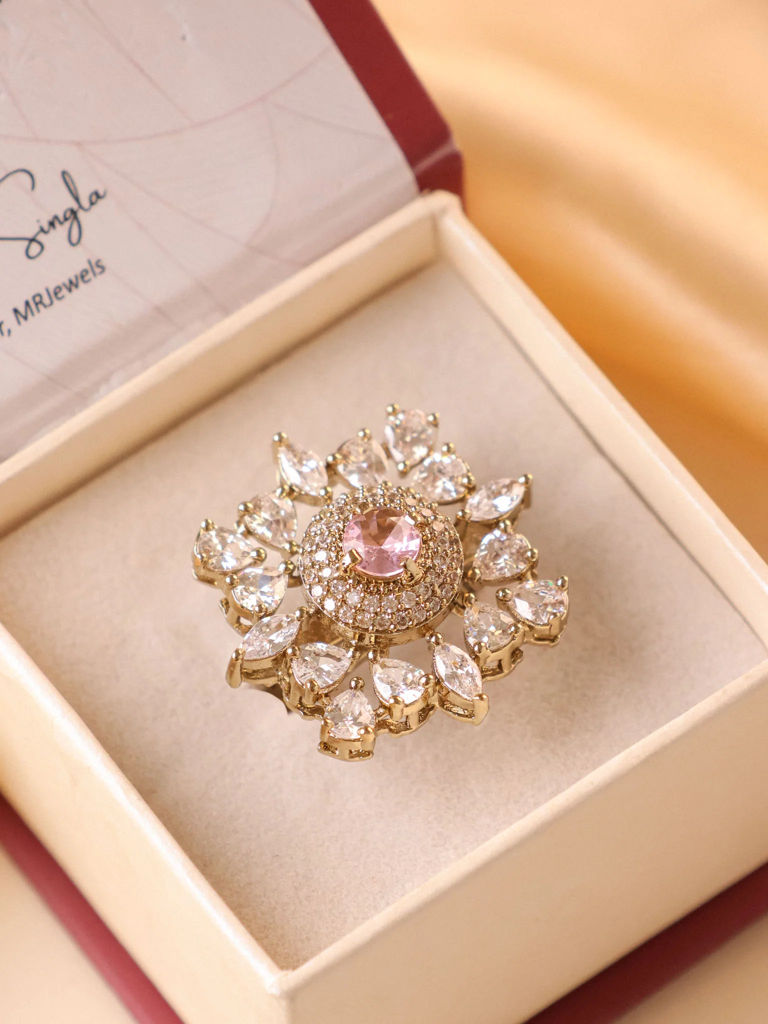 Noor Cocktail Ring - Image 10