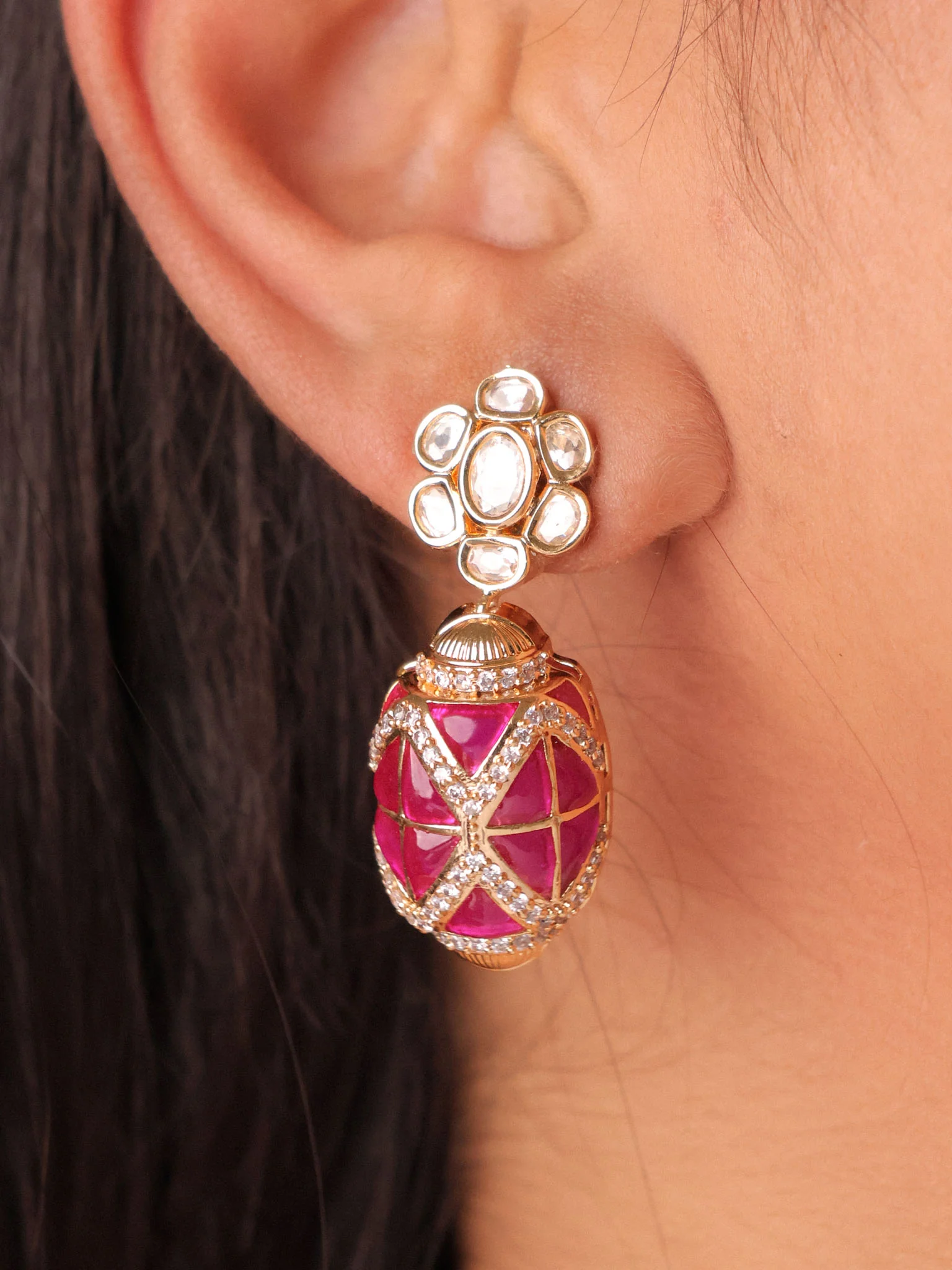 Noorie Enamel Oval Choker Set - Image 6