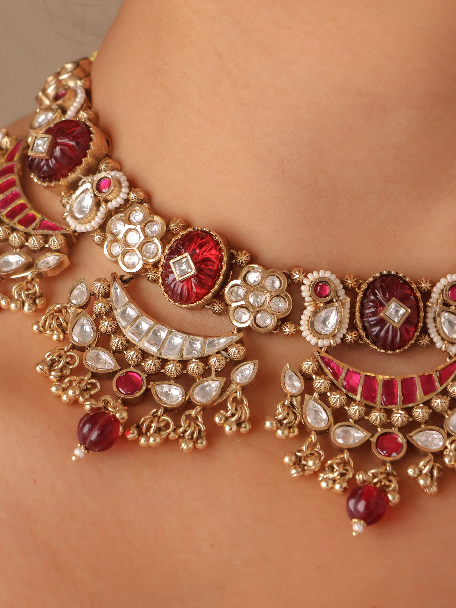 Noor Kundan Choker Heritage Set - Image 2