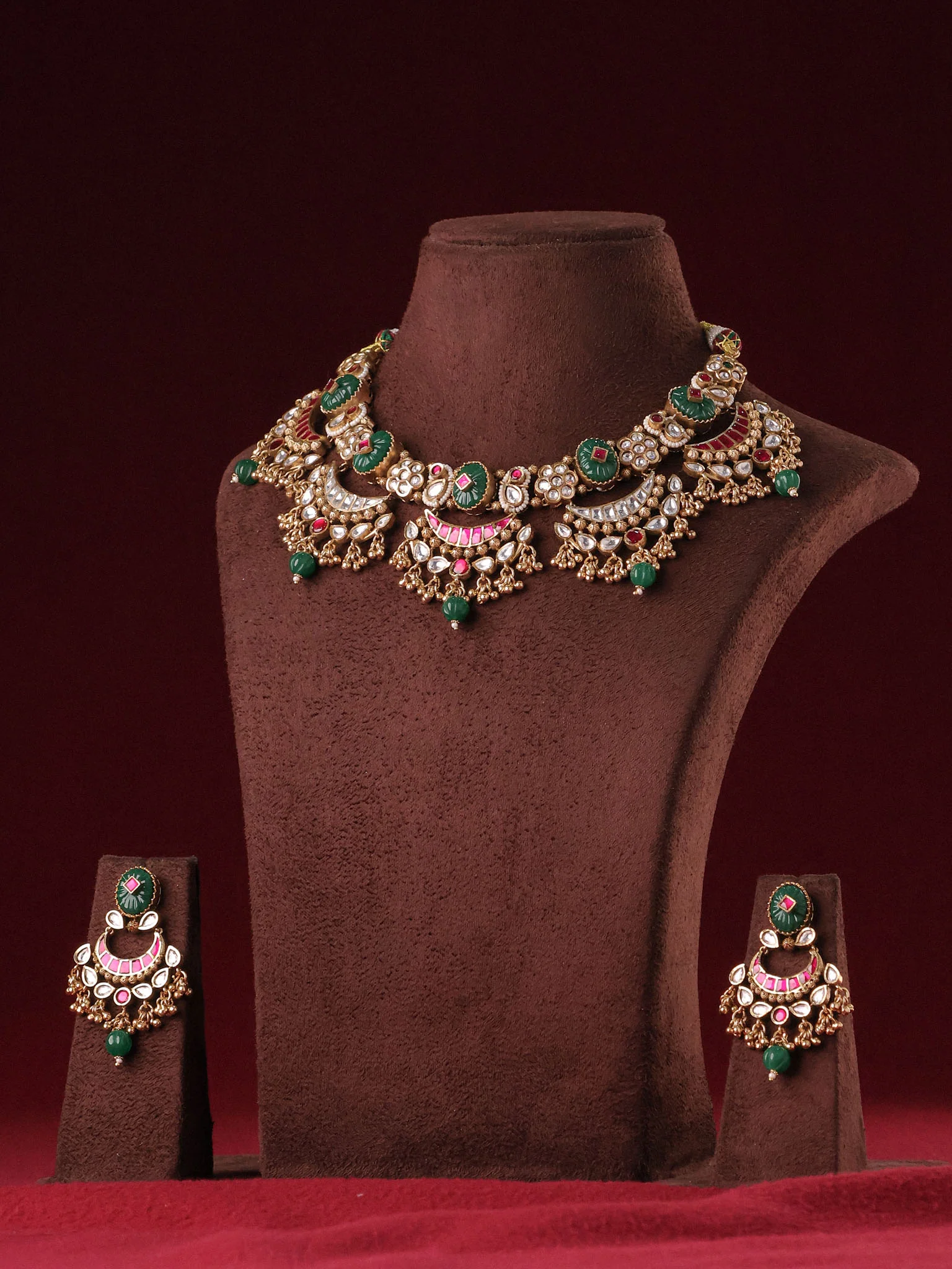 Noor Kundan Choker Heritage Set - Image 4