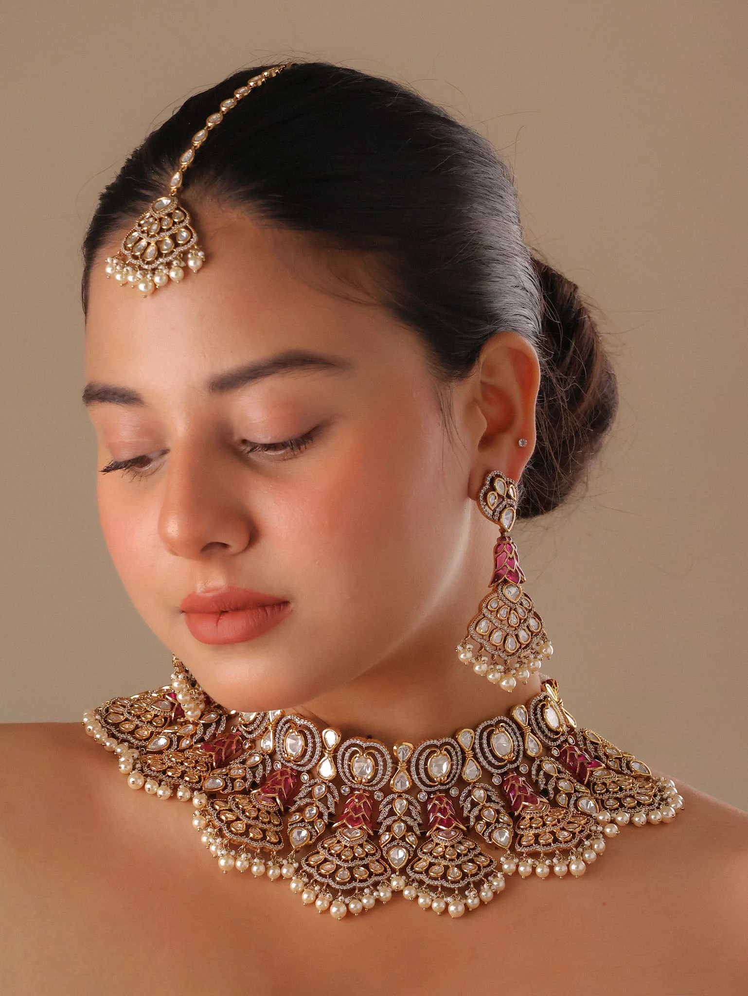 Noor Mahal Polki Bridal Set