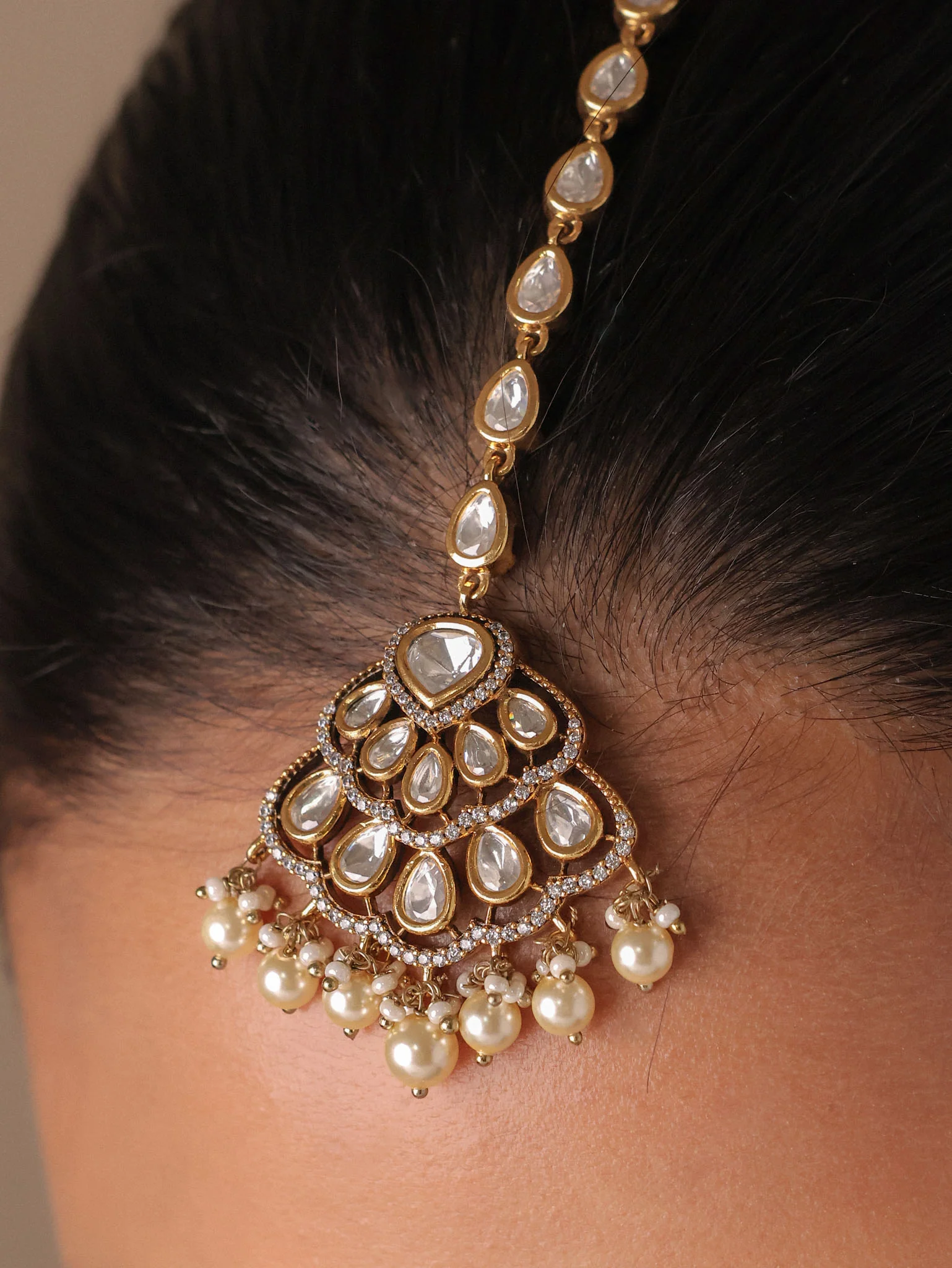 Noor Mahal Polki Bridal Set - Image 4