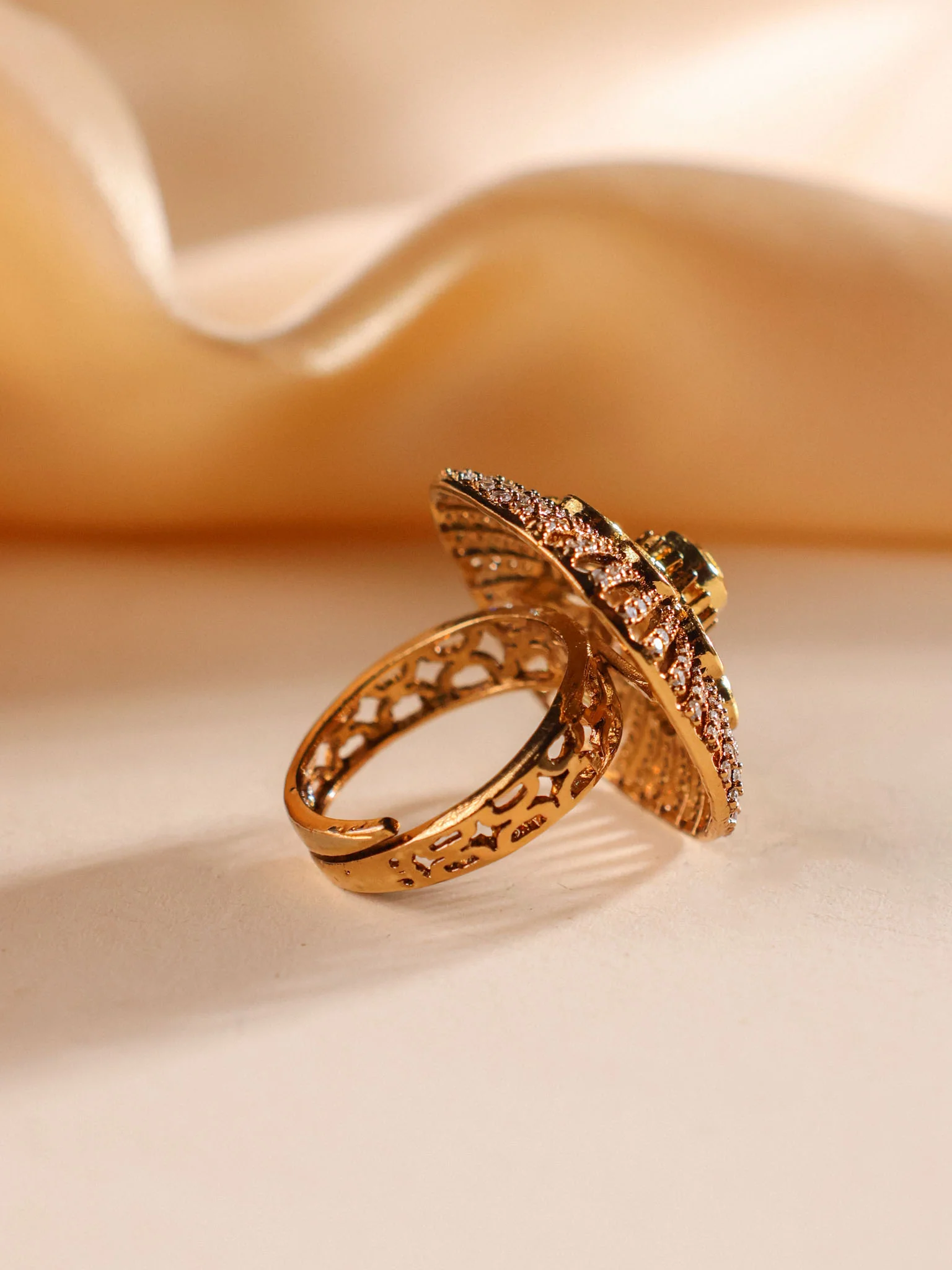 Noor Polki Statement Ring - Image 3