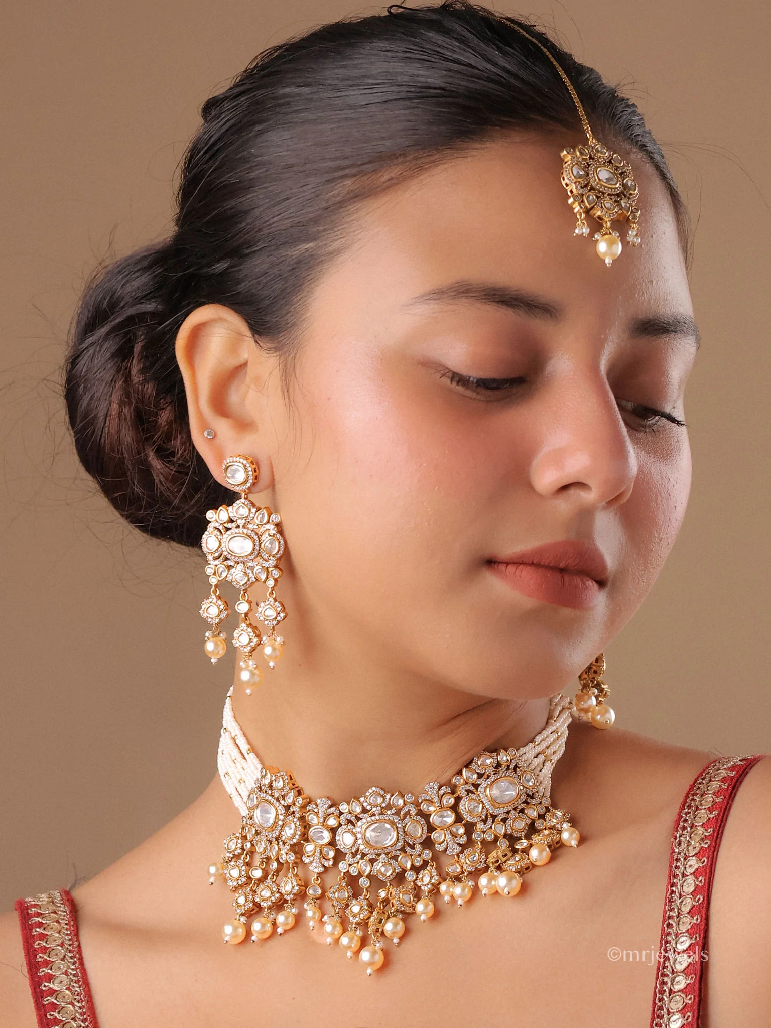 Noorani Polki Choker Set