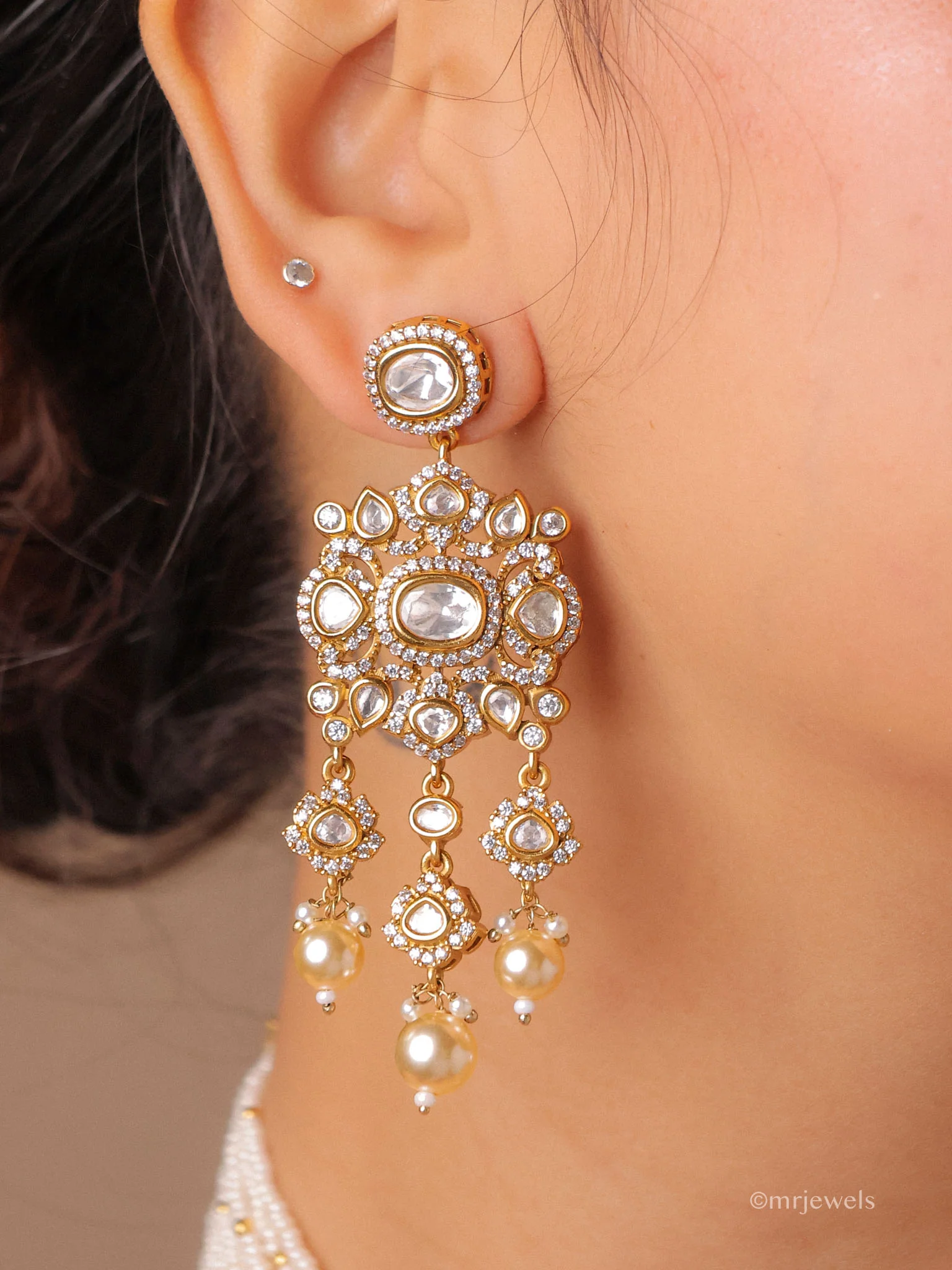 Noorani Polki Choker Set - Image 3