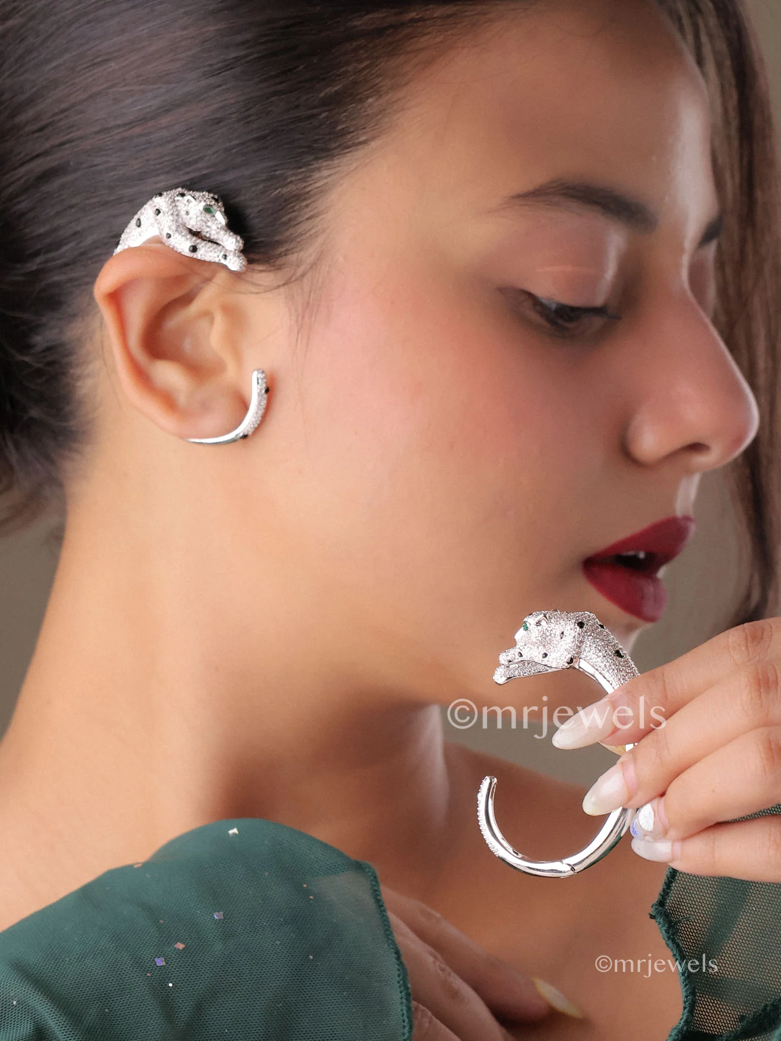 Panther Statement Ear Cuff