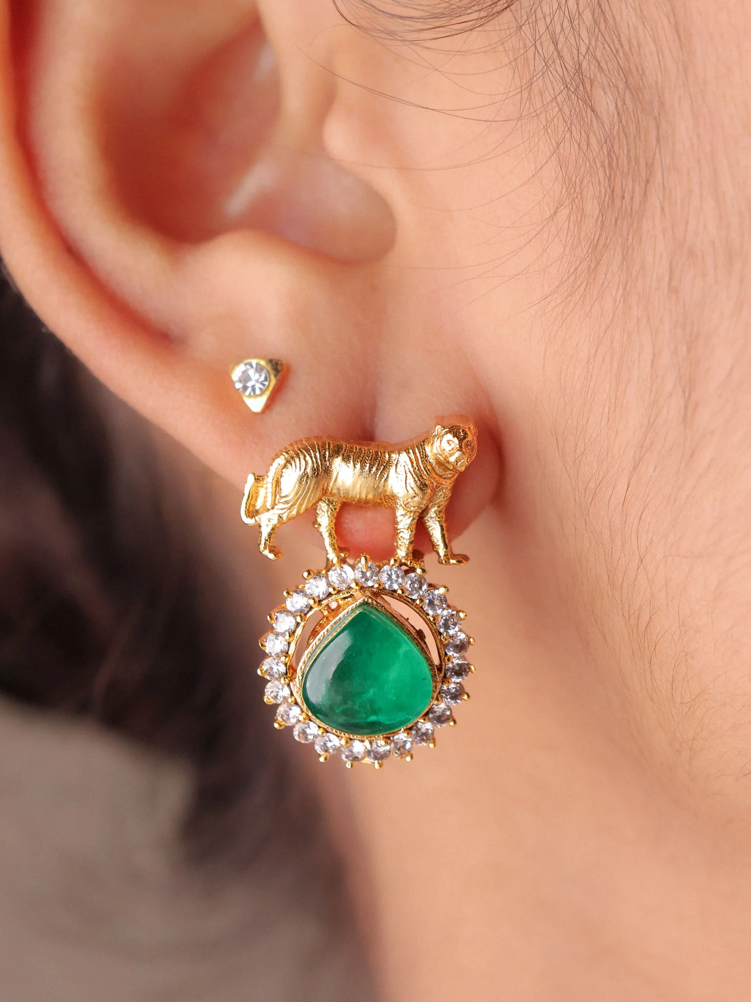 Panther Teardrop Earrings - Image 8