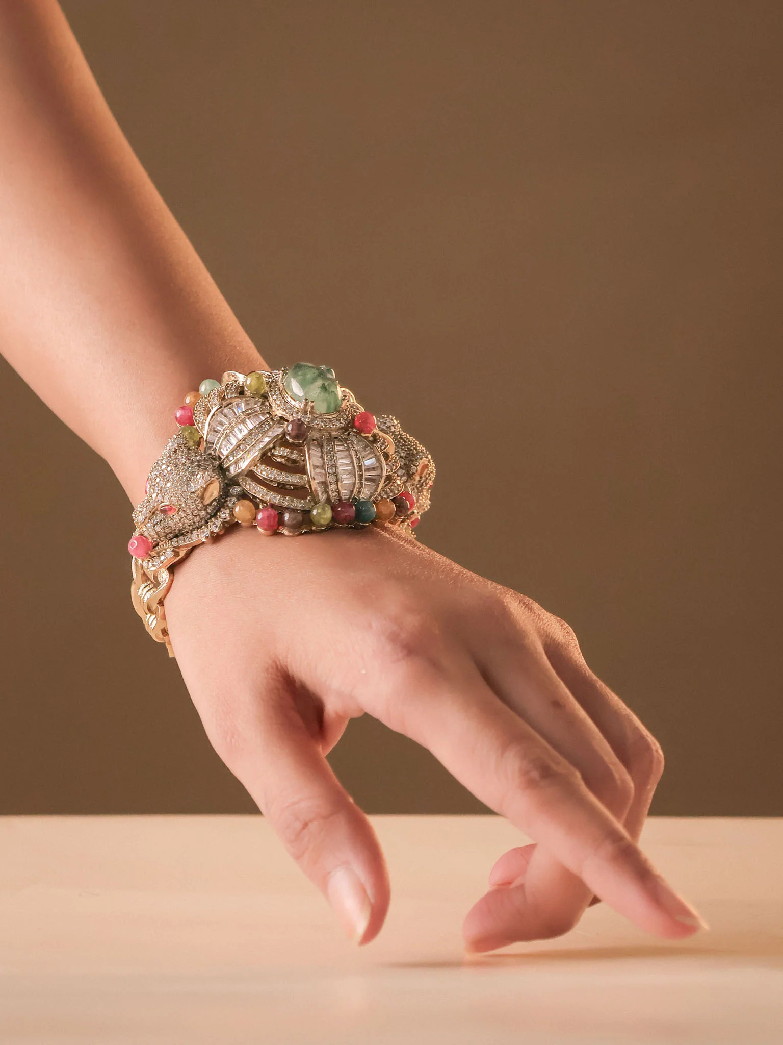 Pantheria Empress Kada (Navratan Beads)