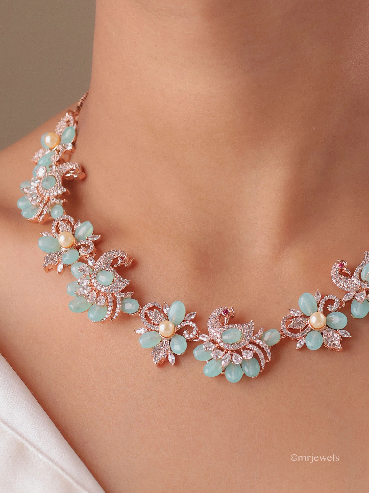 Pastel Blossom Necklace Set - Image 10