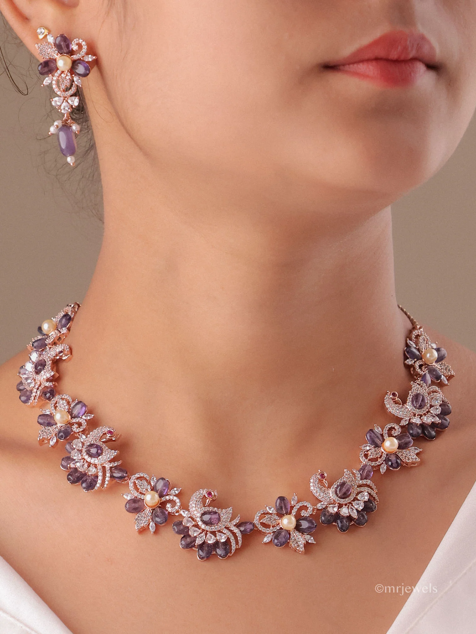 Pastel Blossom Necklace Set - Image 13