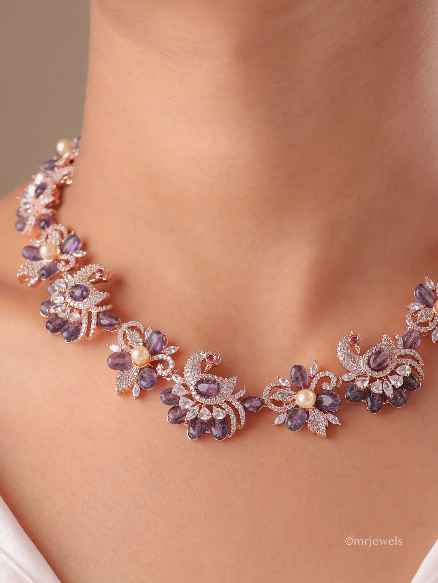Pastel Blossom Necklace Set - Image 14
