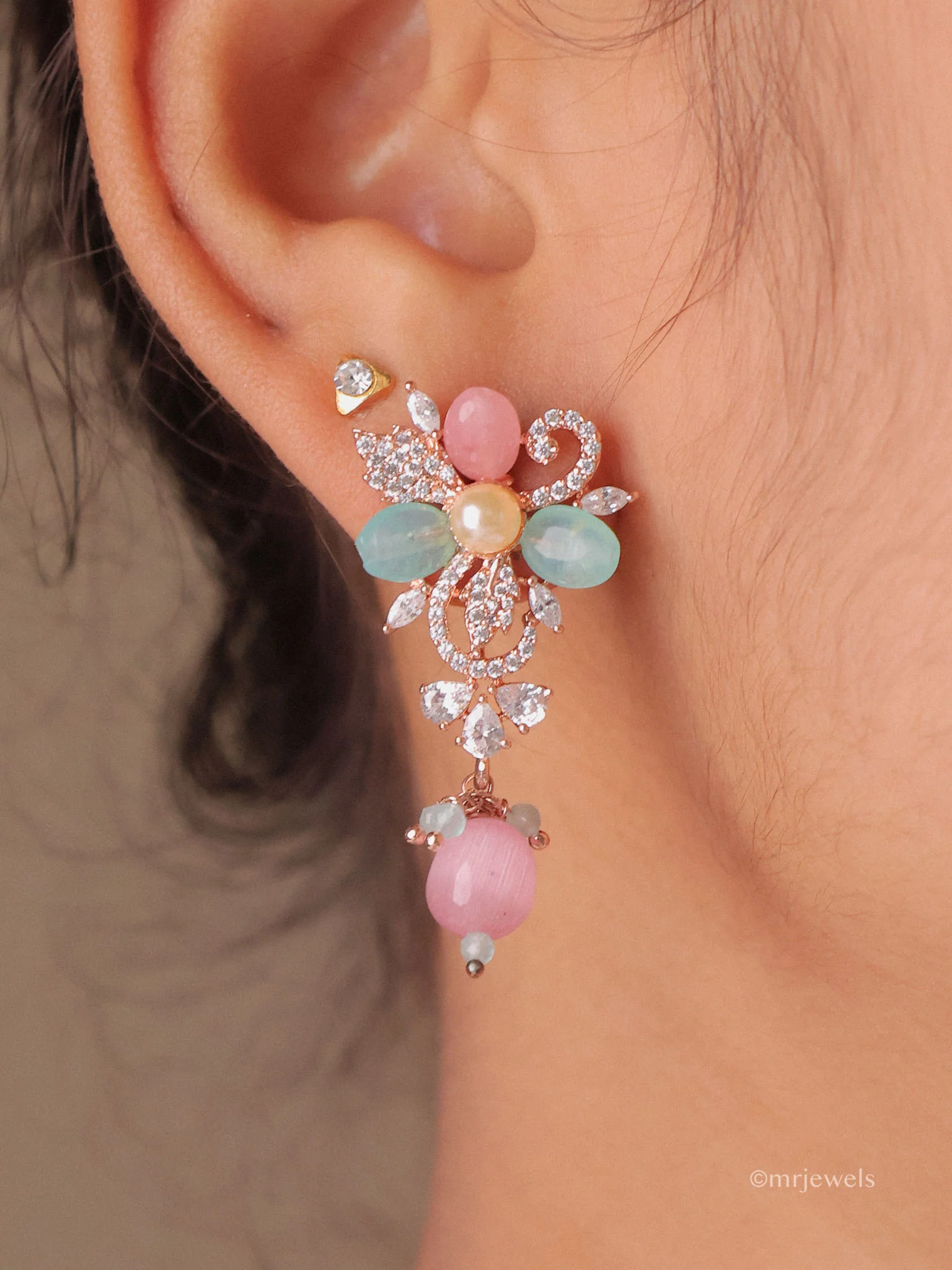 Pastel Blossom Necklace Set - Image 3