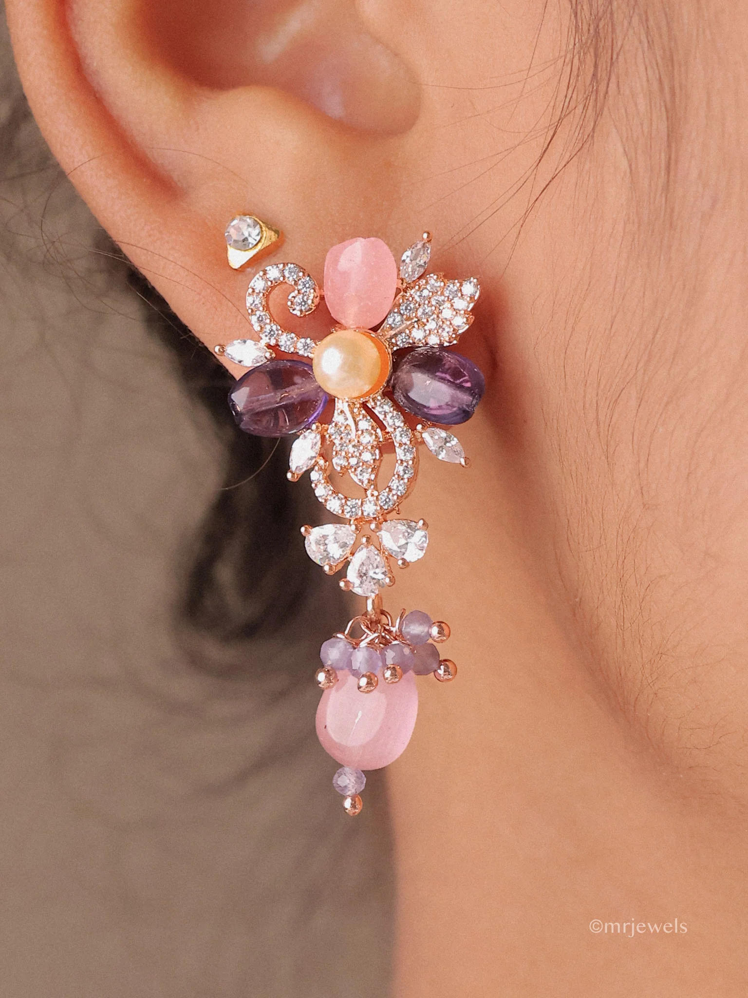 Pastel Blossom Necklace Set - Image 7
