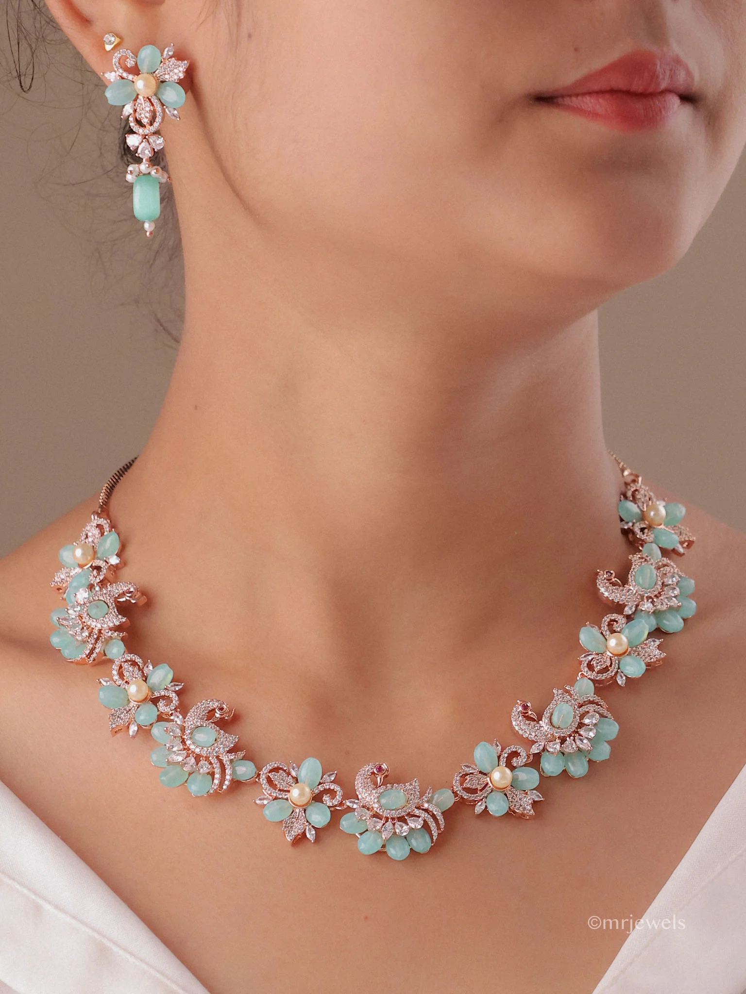 Pastel Blossom Necklace Set - Image 9