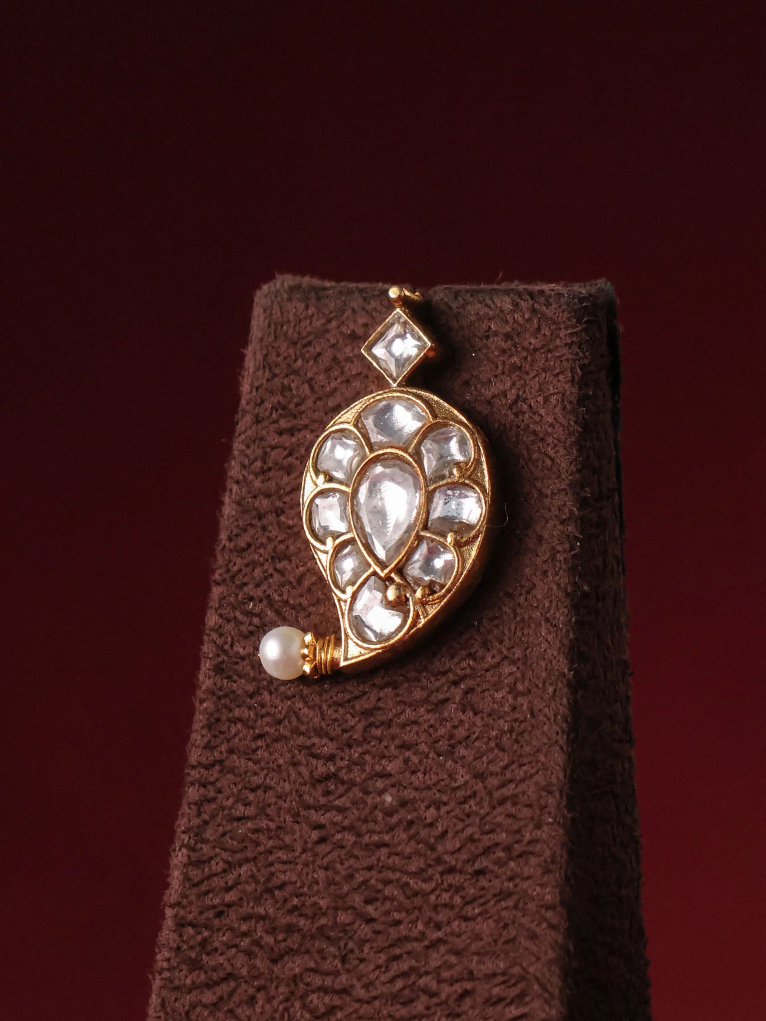 Peacock Moissanite Necklace Set - Image 5