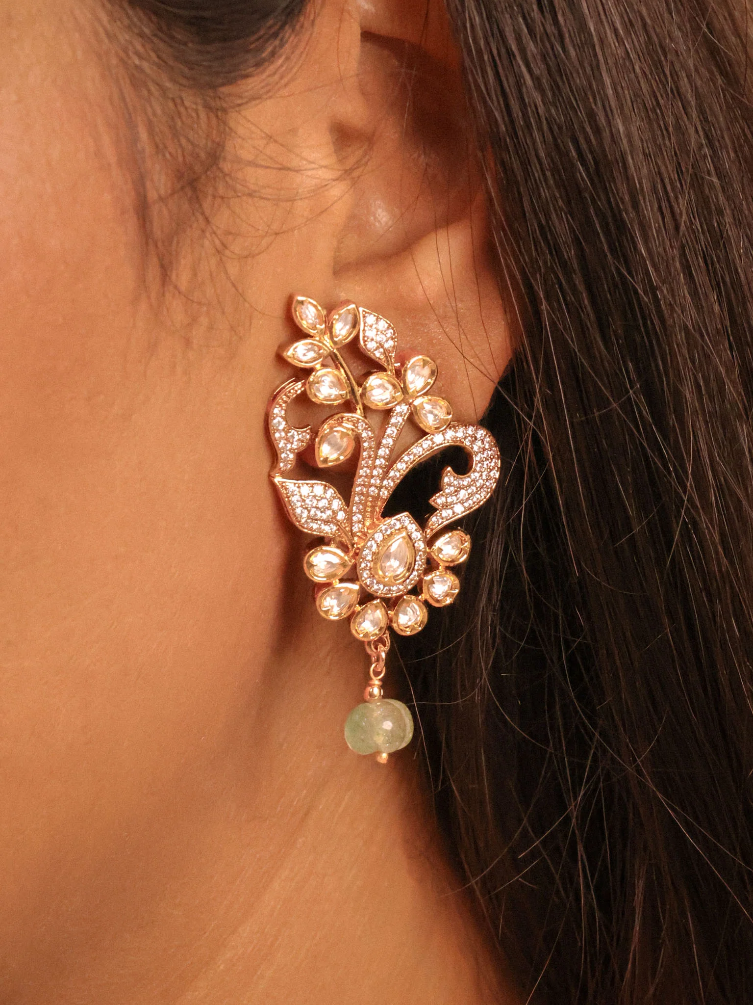 Polki Statement Diamond Choker Set - Image 3