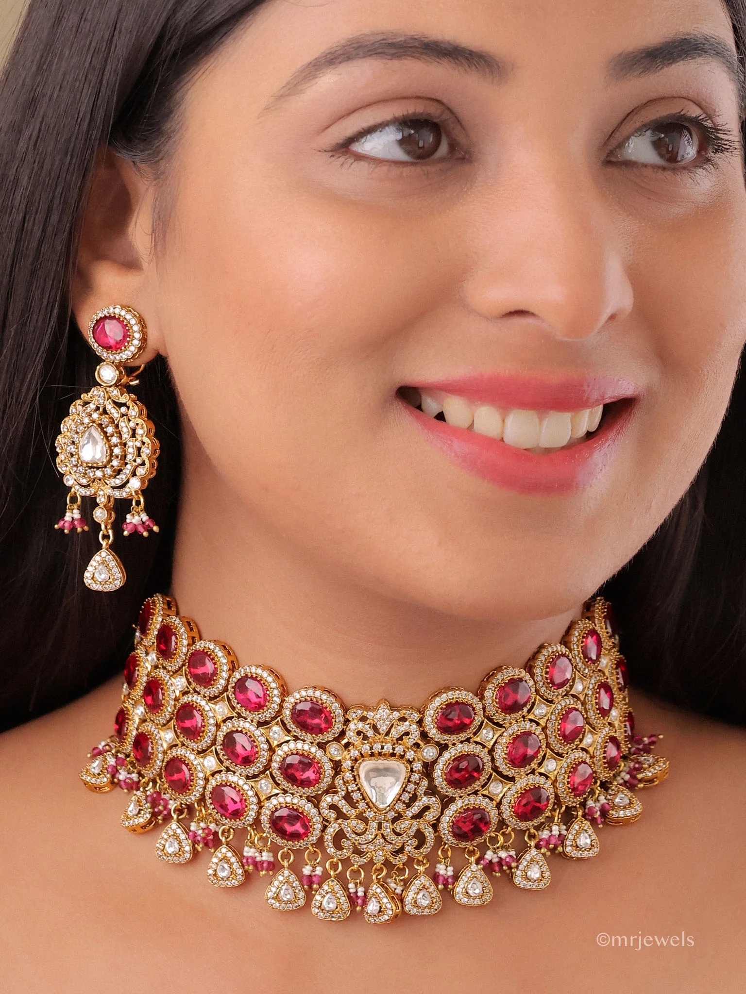 Prisha Kundan Choker Set