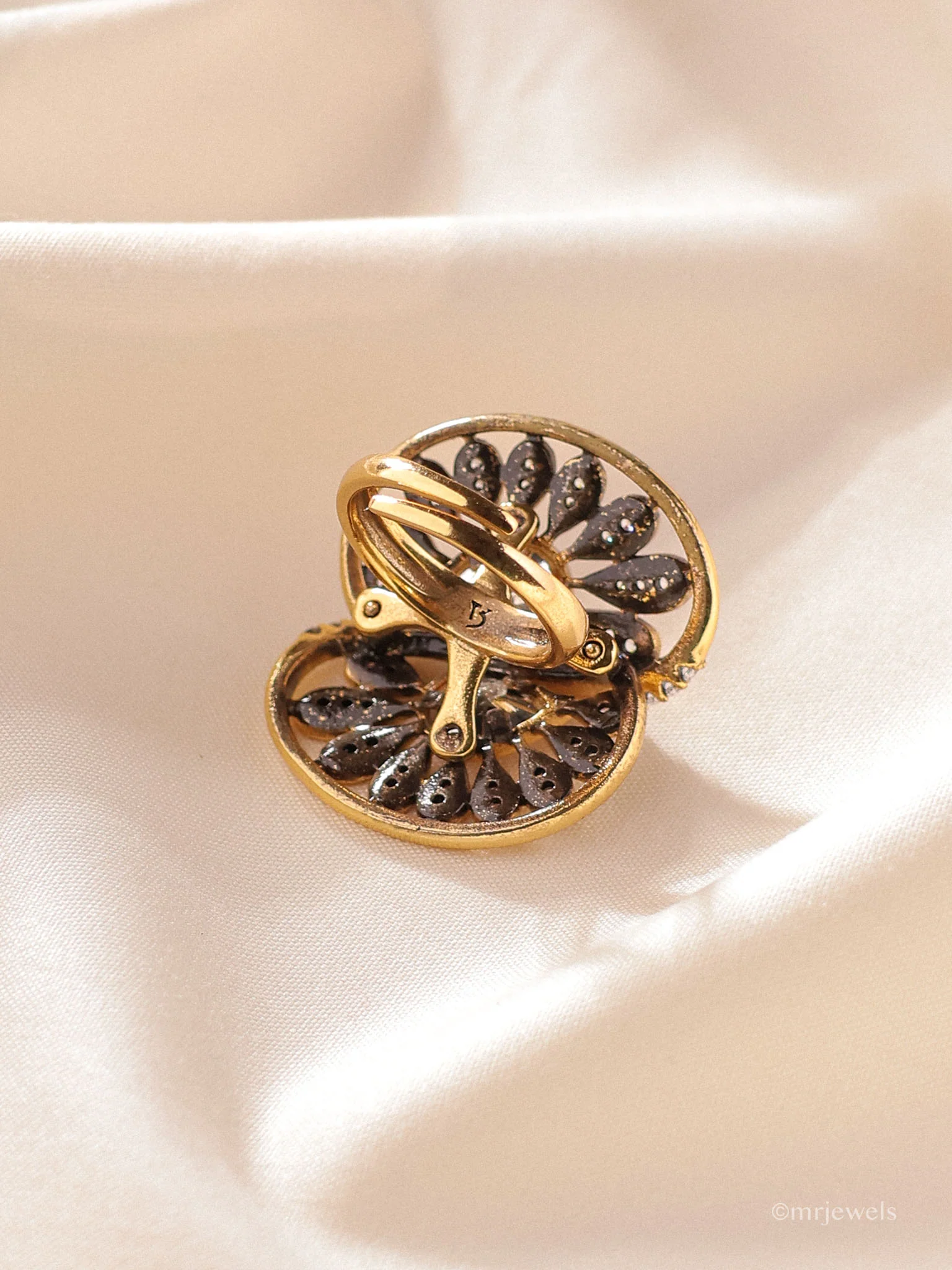 Prisha Polki  Statement Ring - Image 3