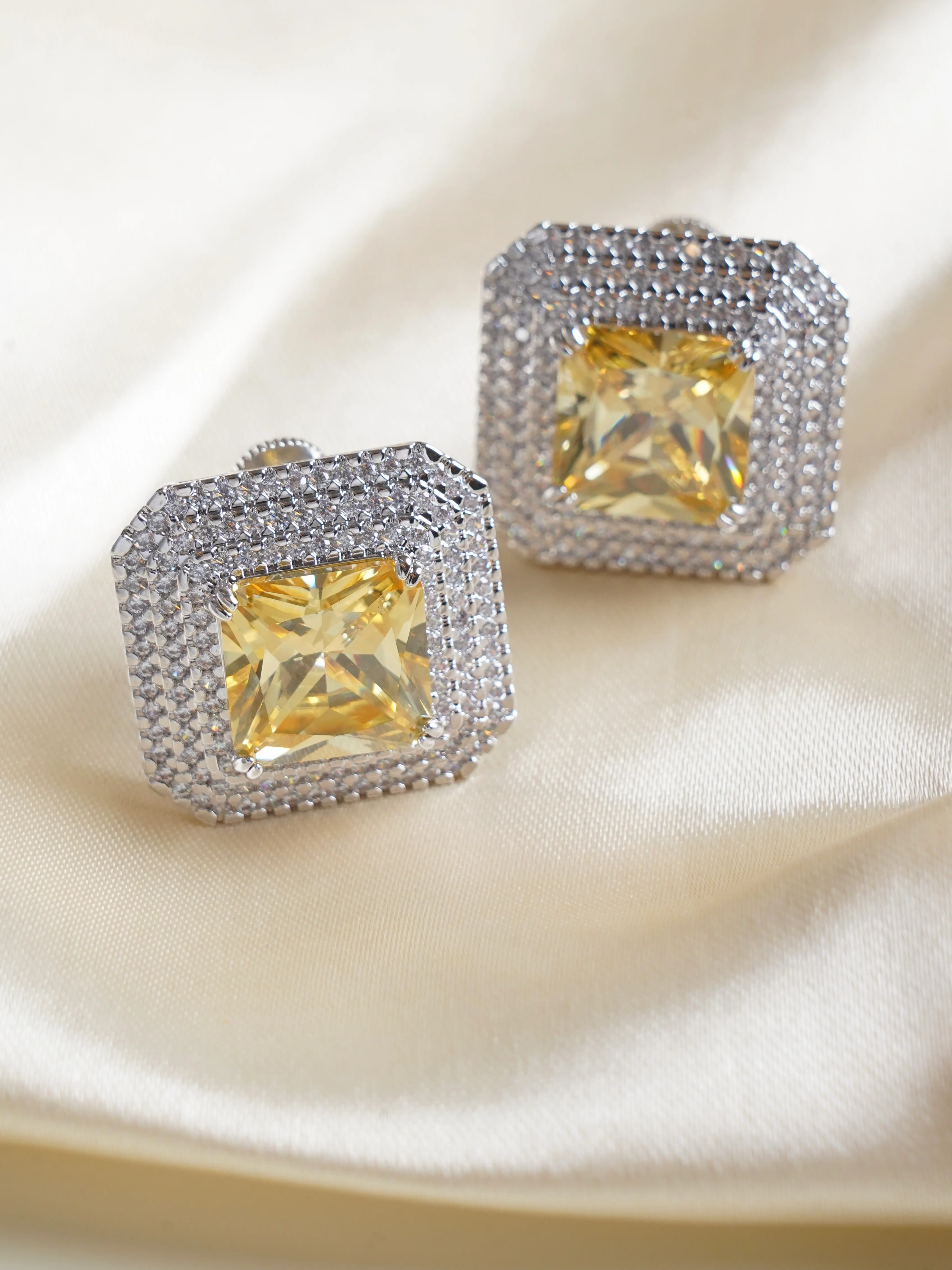 Radiance Studs – Statement Sparkle - Image 3