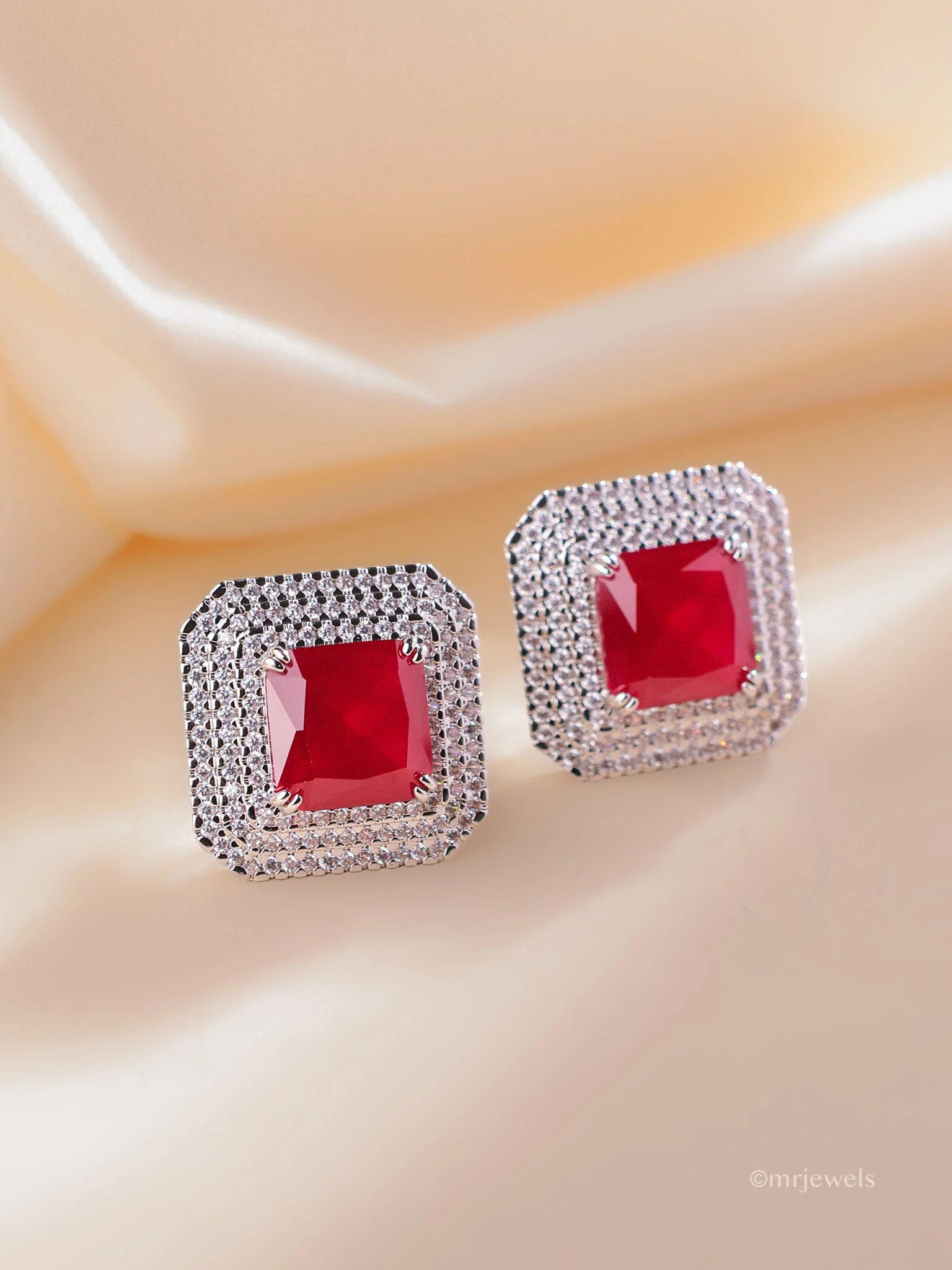 Radiance Studs – Statement Sparkle - Image 5
