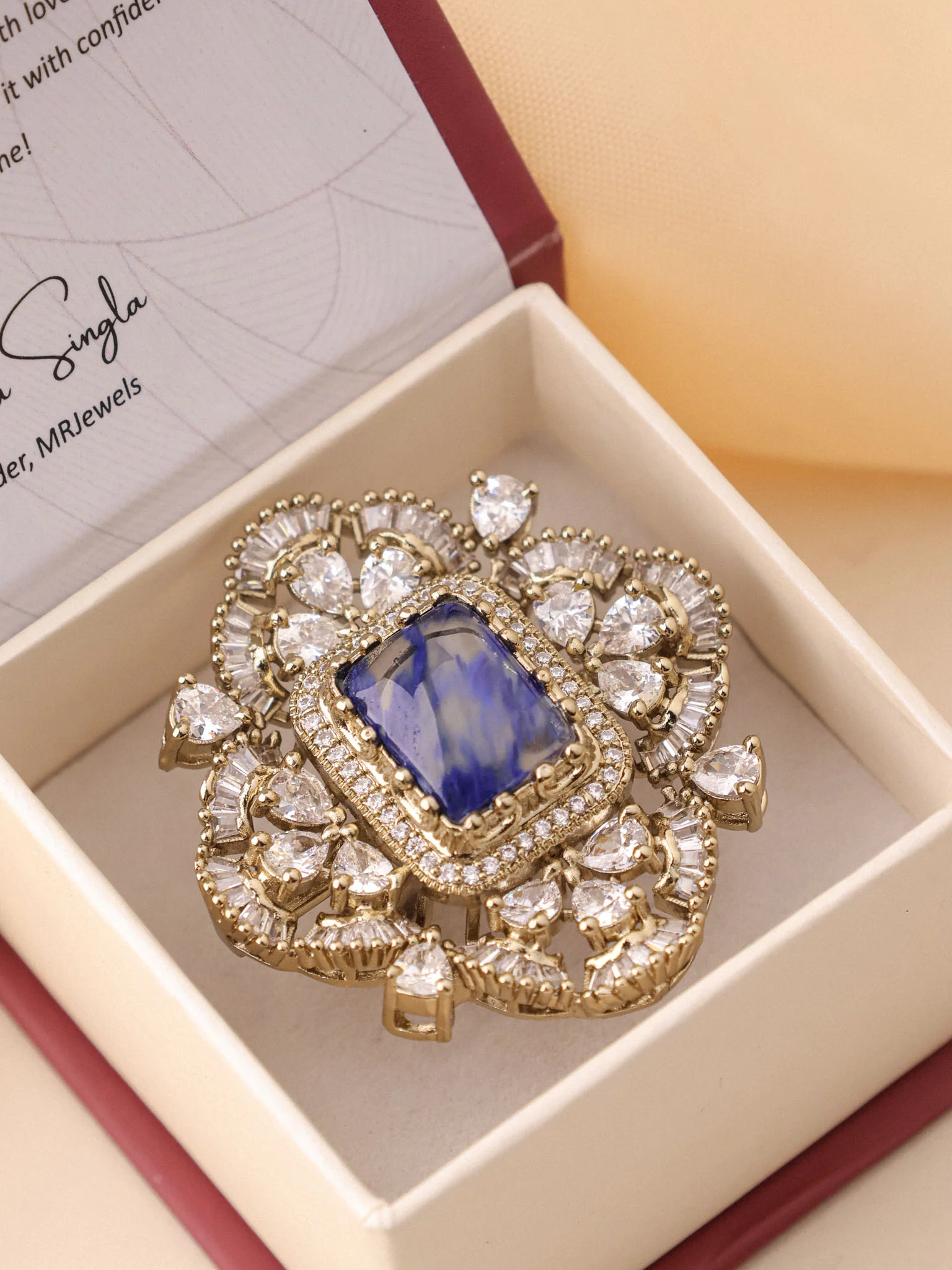 Rajsi Sabya Cocktail Ring - Image 2