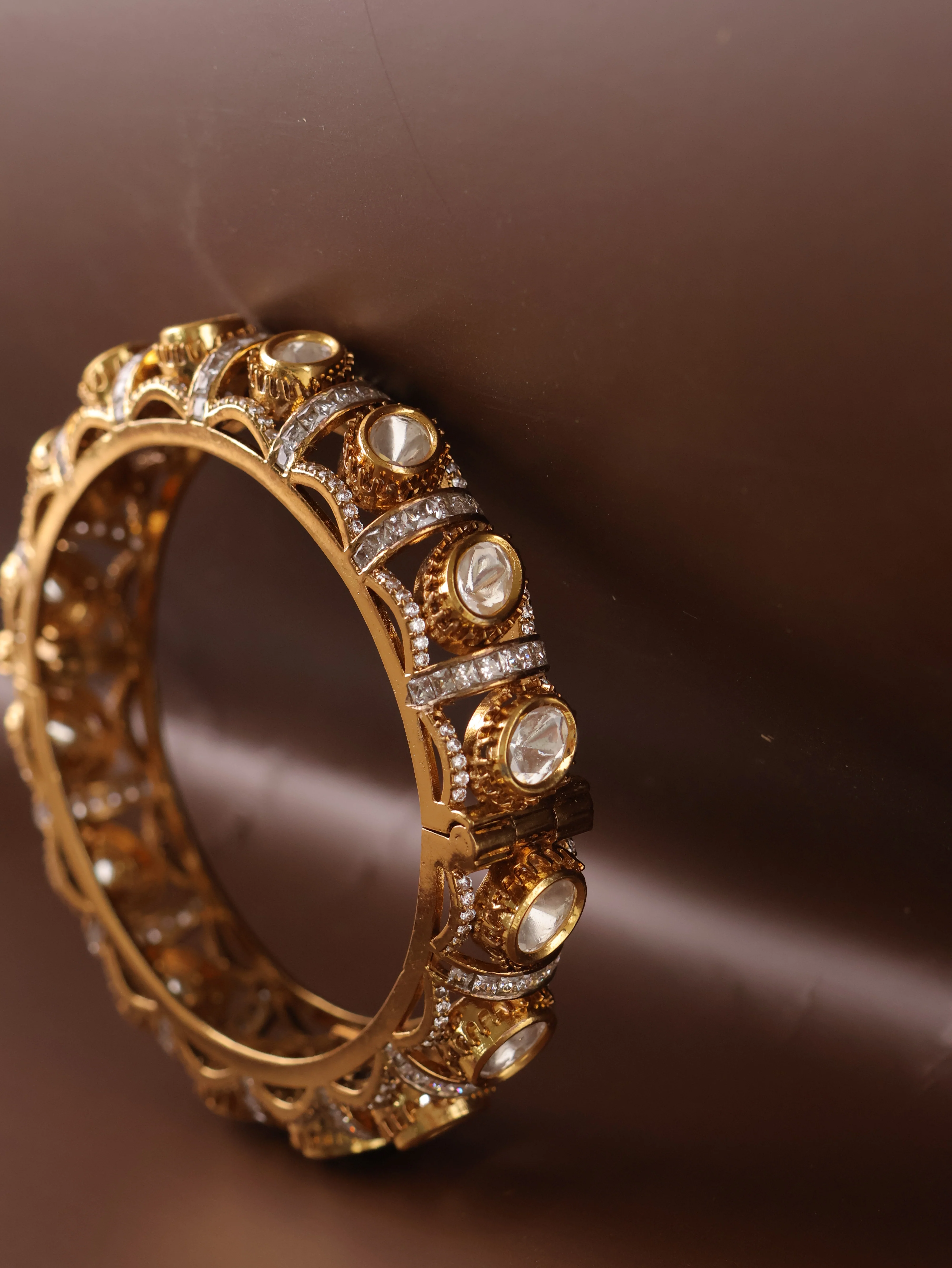 Rajwada Polki Openable kada - Image 3