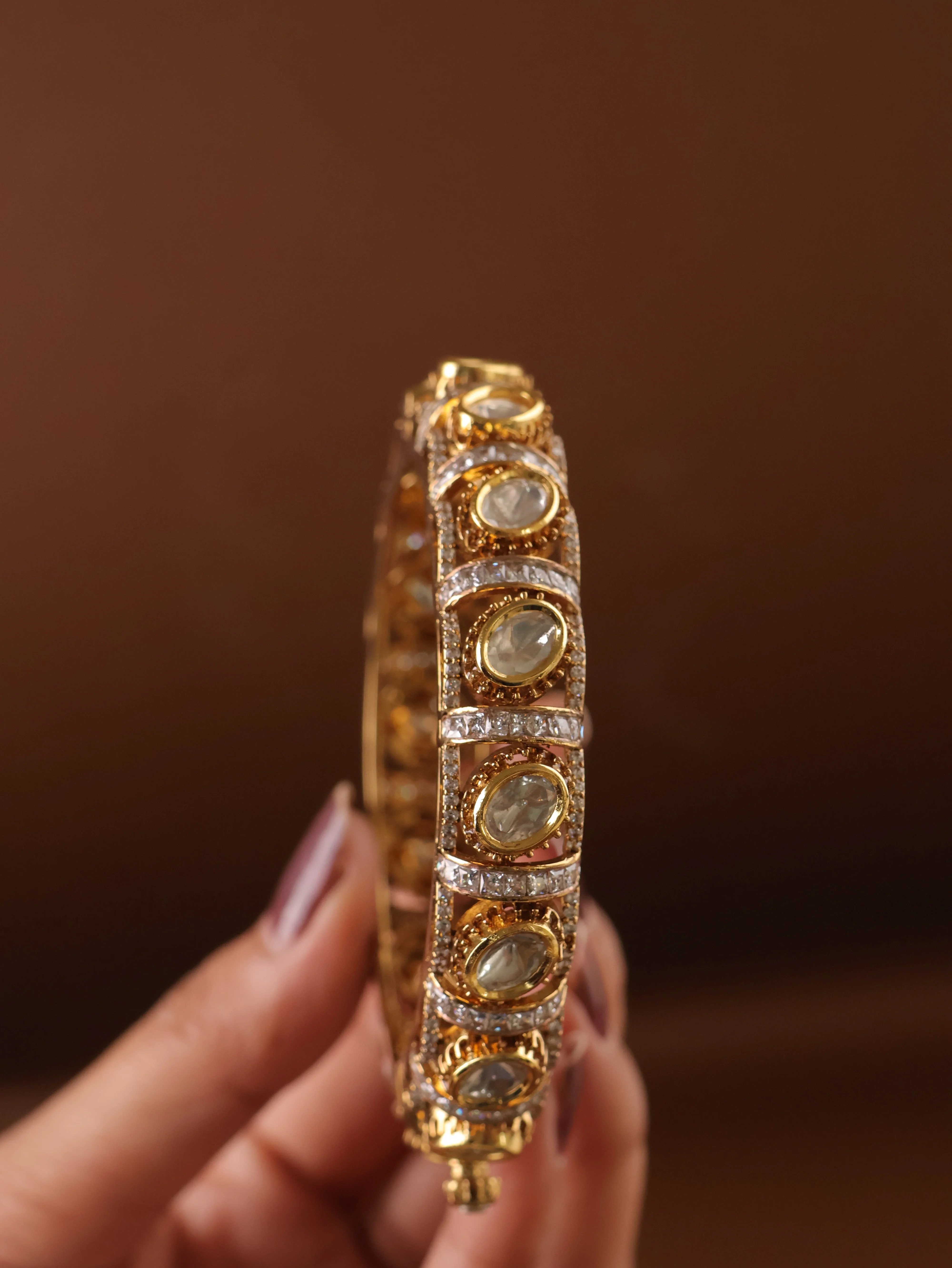 Rajwada Polki Openable kada - Image 4