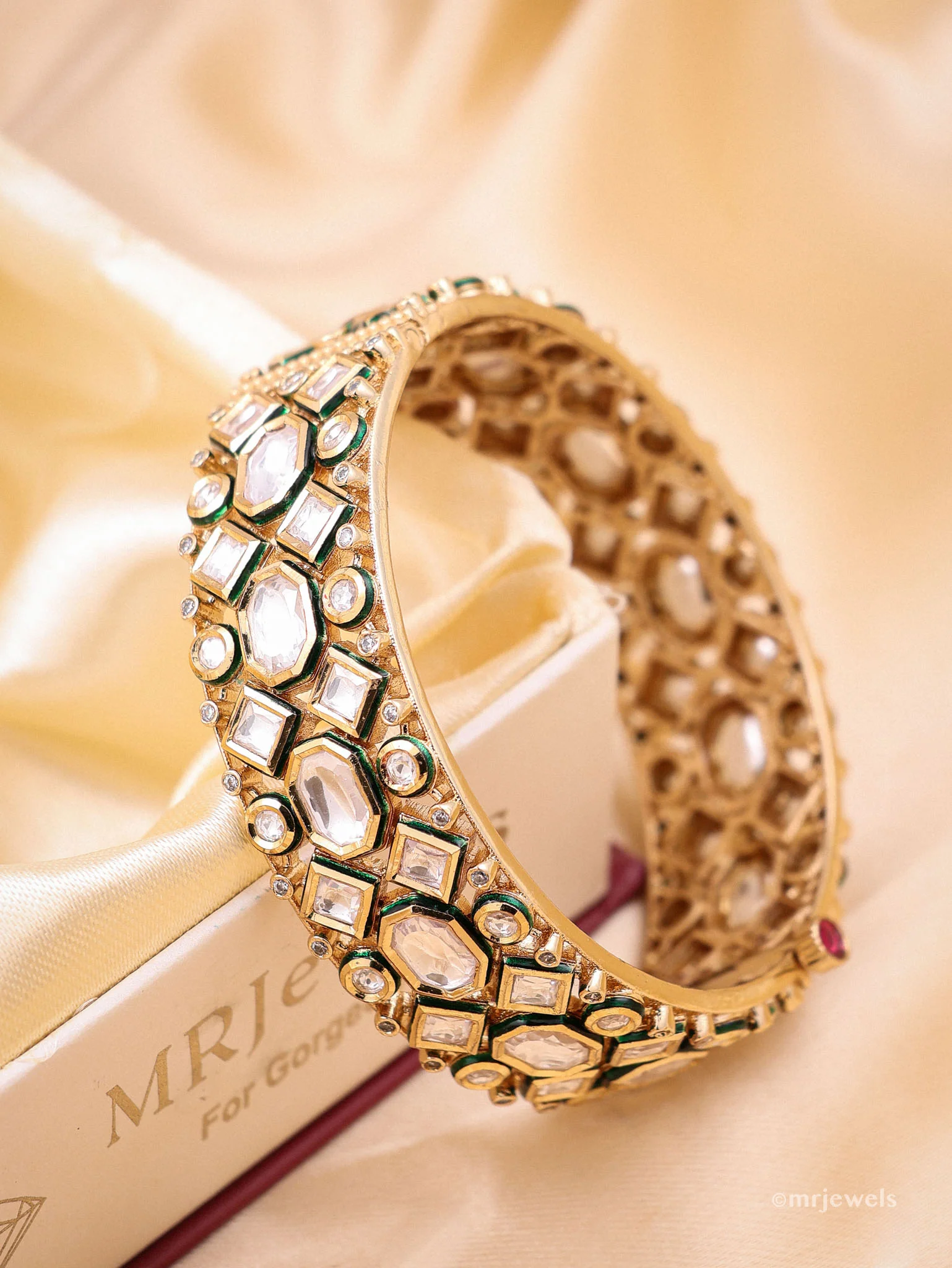 Regal Polki Kundan Kada – Heritage Grandeur Reimagined