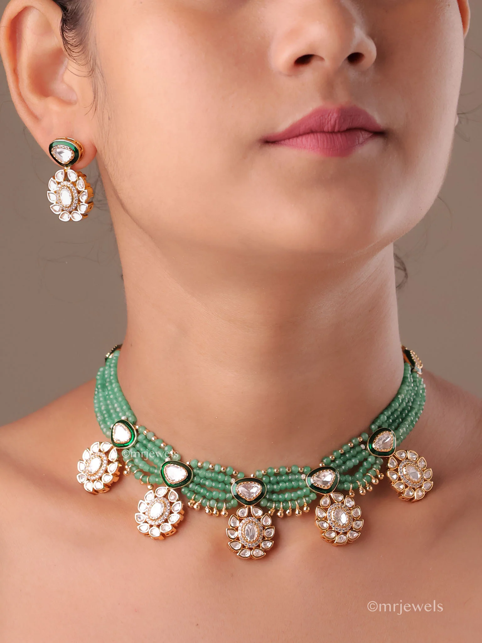 Ridhira Antique Kundan Choker Set