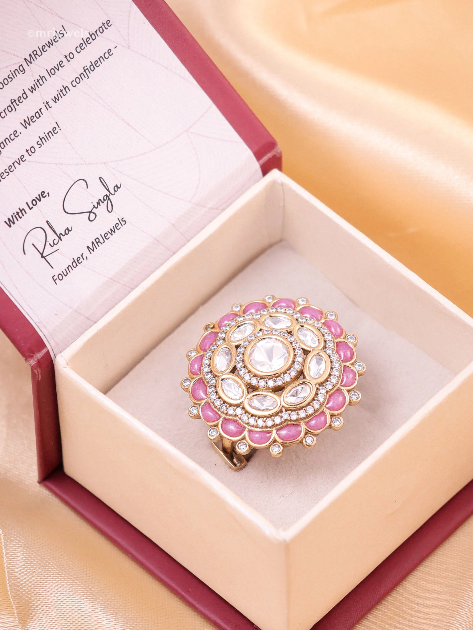 Riwaayat Polki Ring (Adjustable) - Image 6