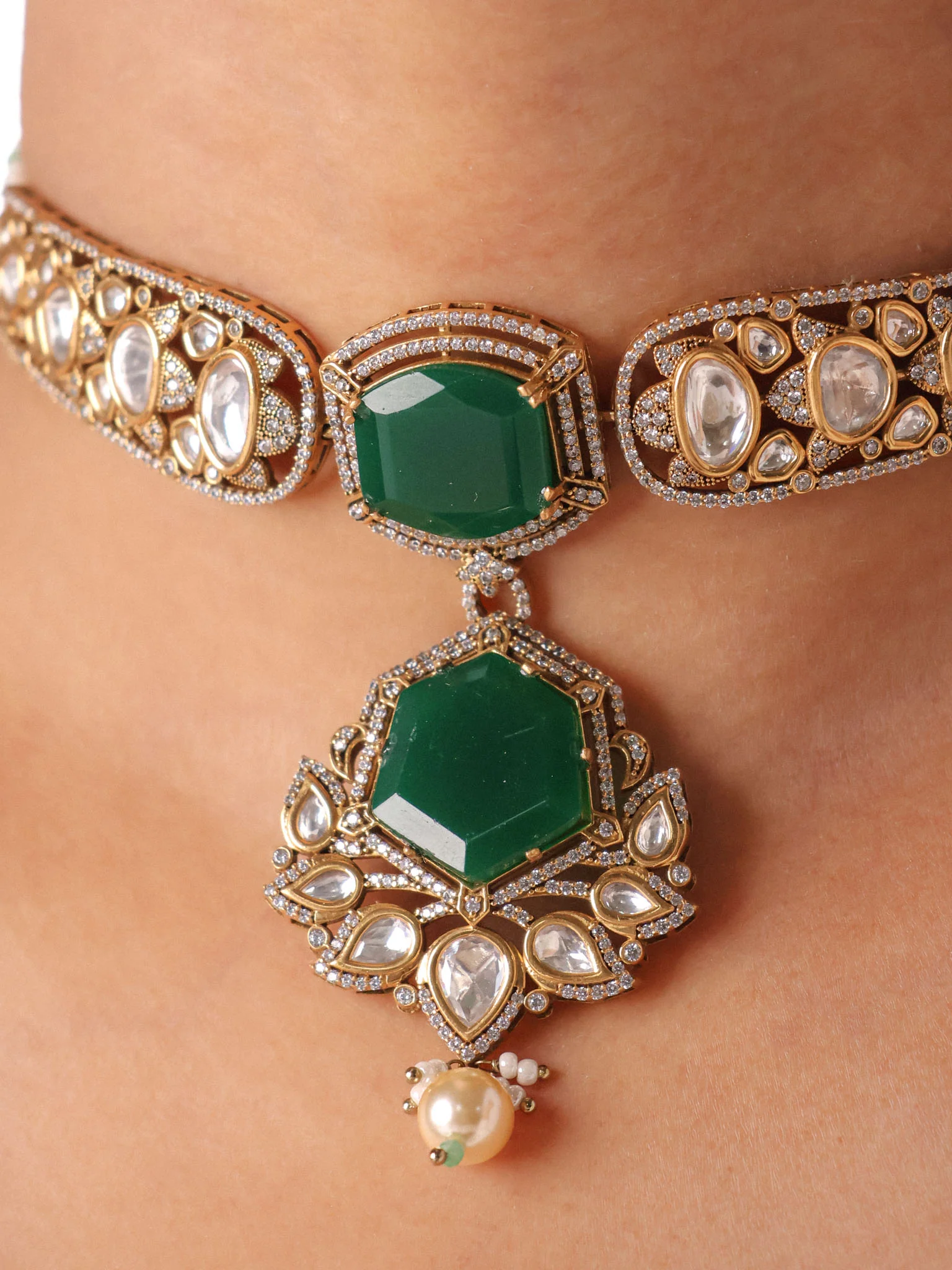 Royal Polki Choker Set - Image 2