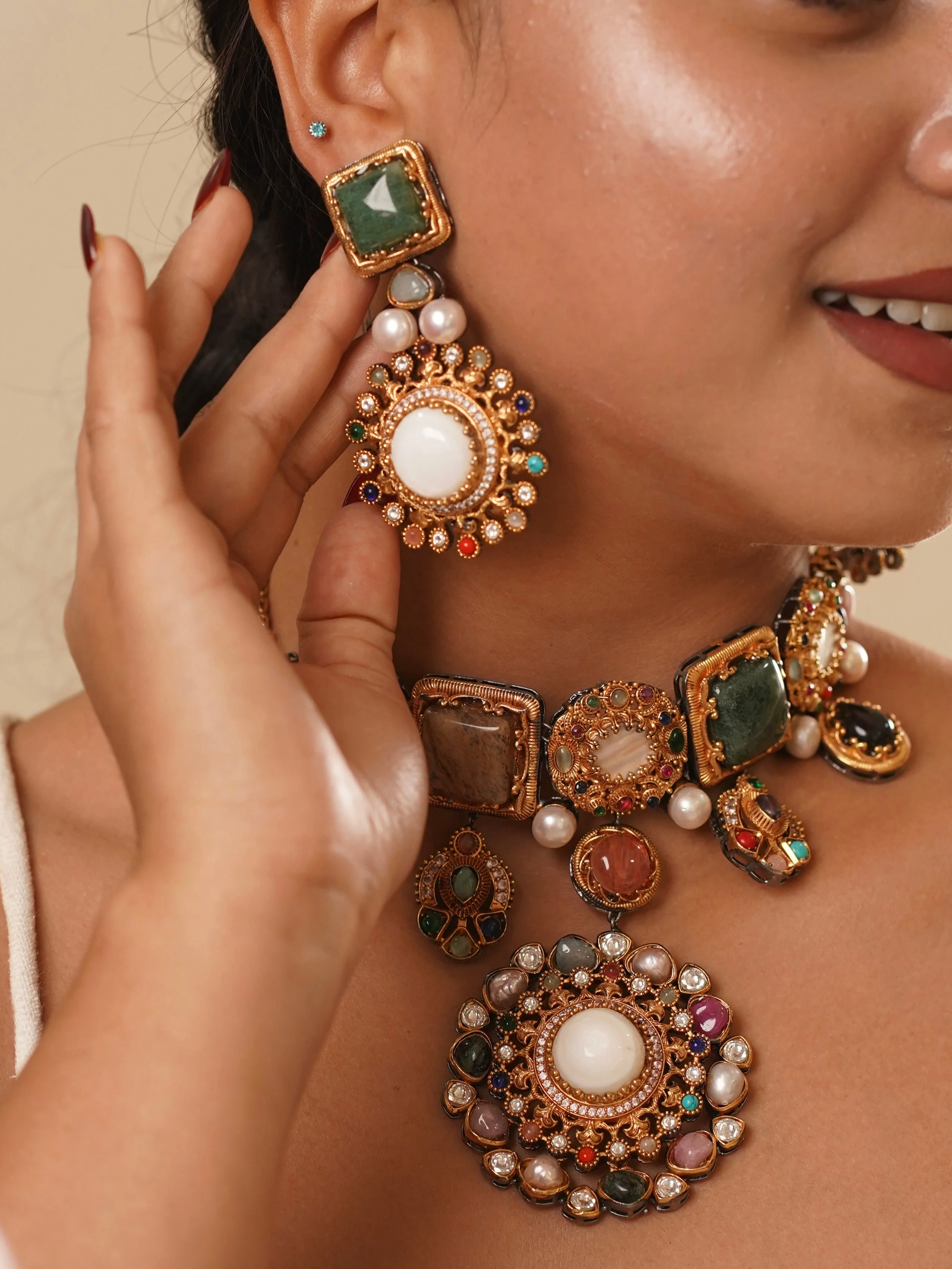 Royal Radiance choker ( Sabya Inspired) - Image 3