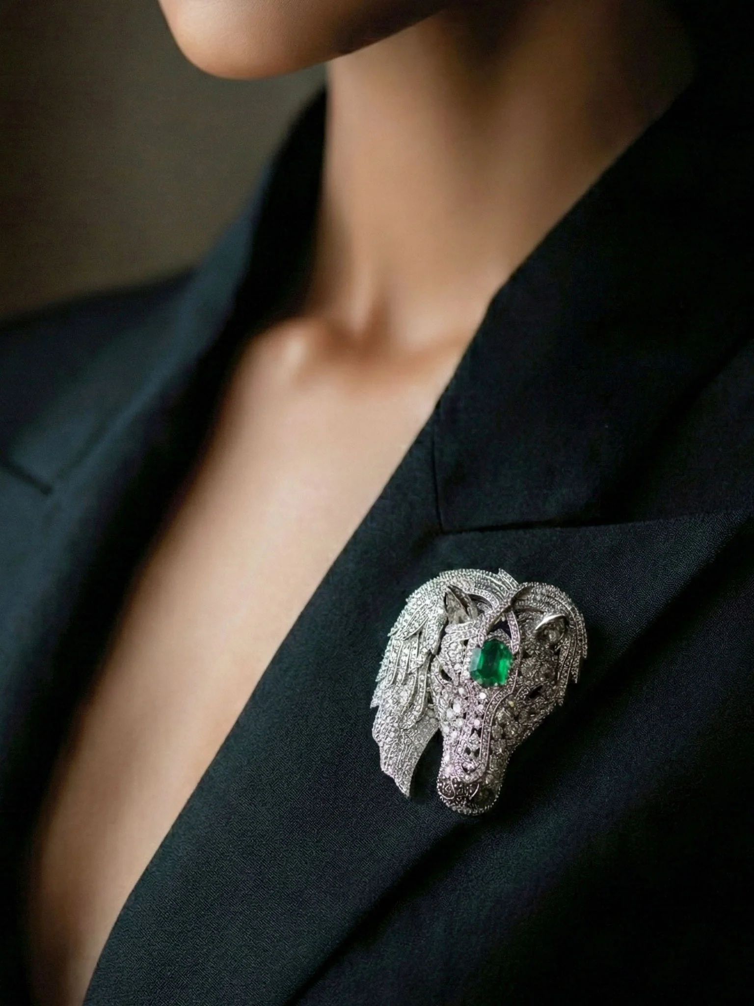 Royale Emerald Brooch - Image 3