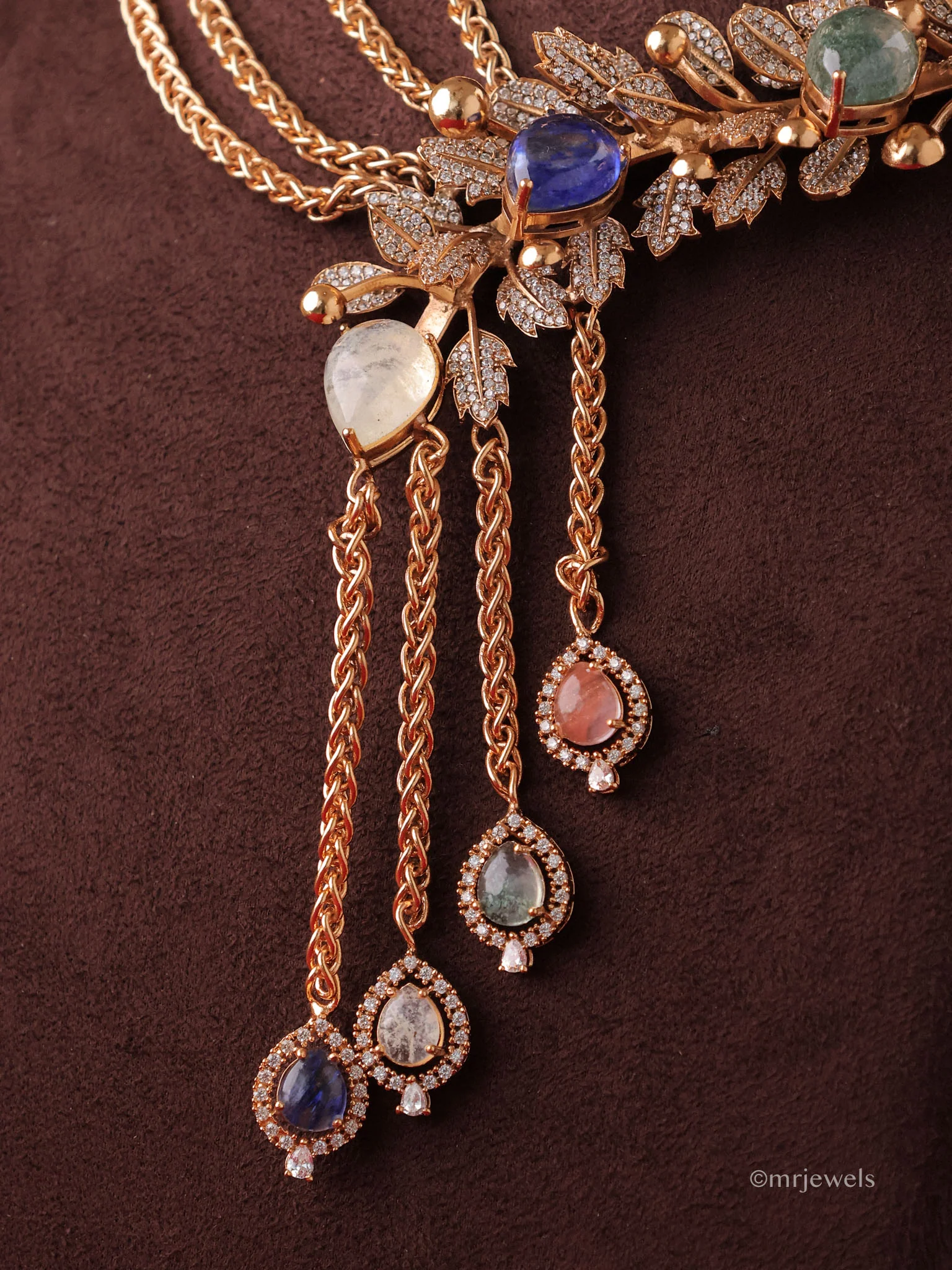 Royale Sabya Long Necklace Set - Image 2
