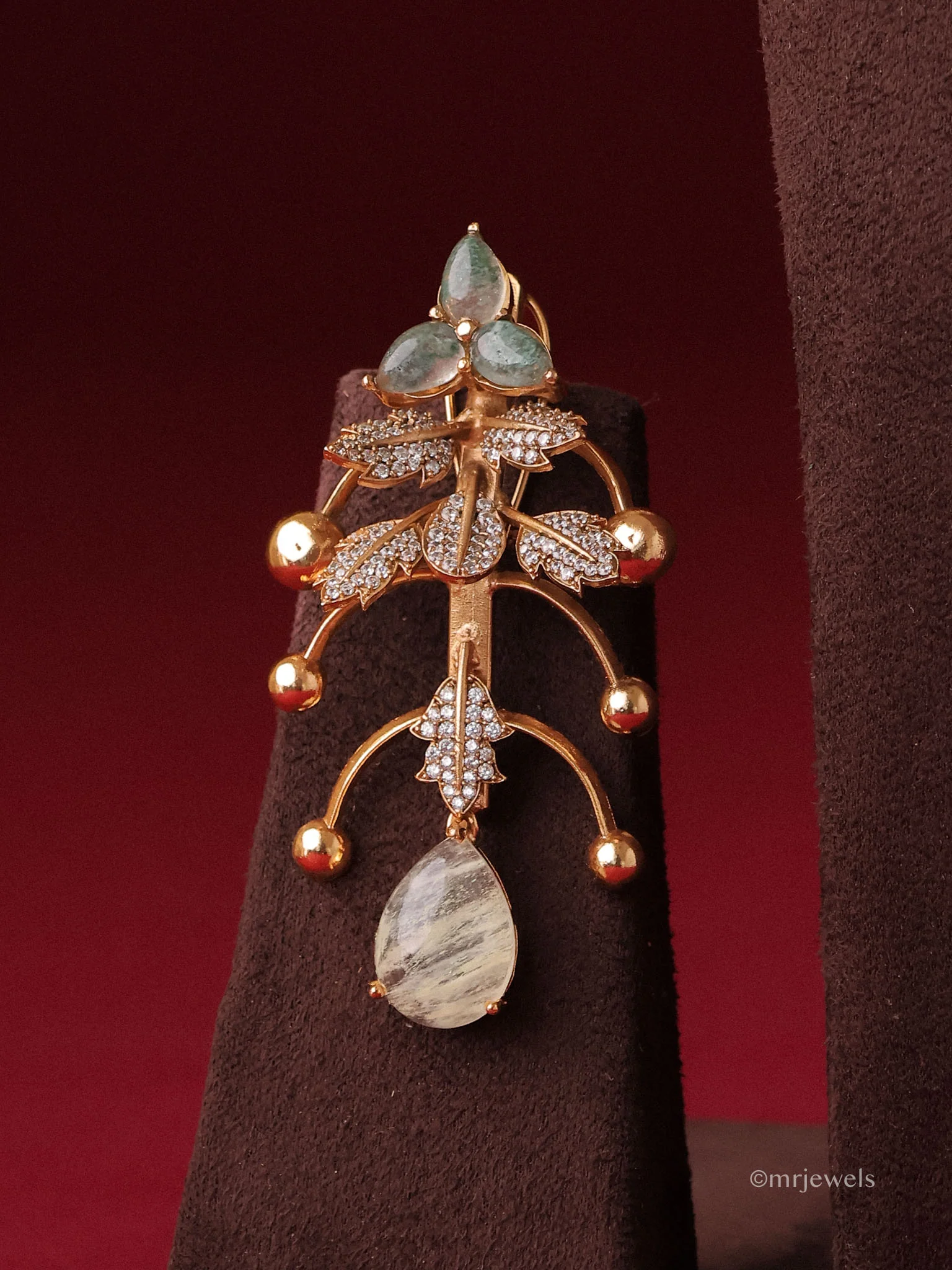 Royale Sabya Long Necklace Set - Image 4