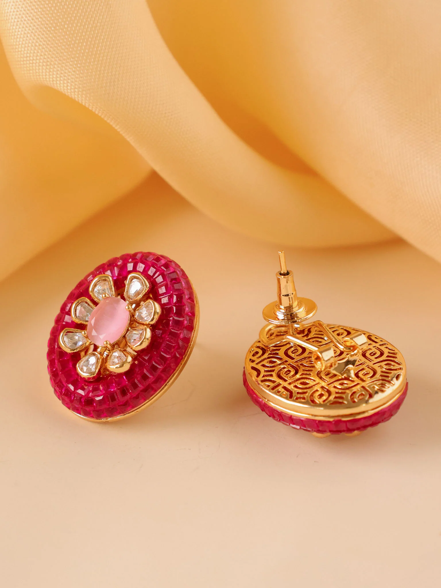 Rubies Statement Studs - Image 7