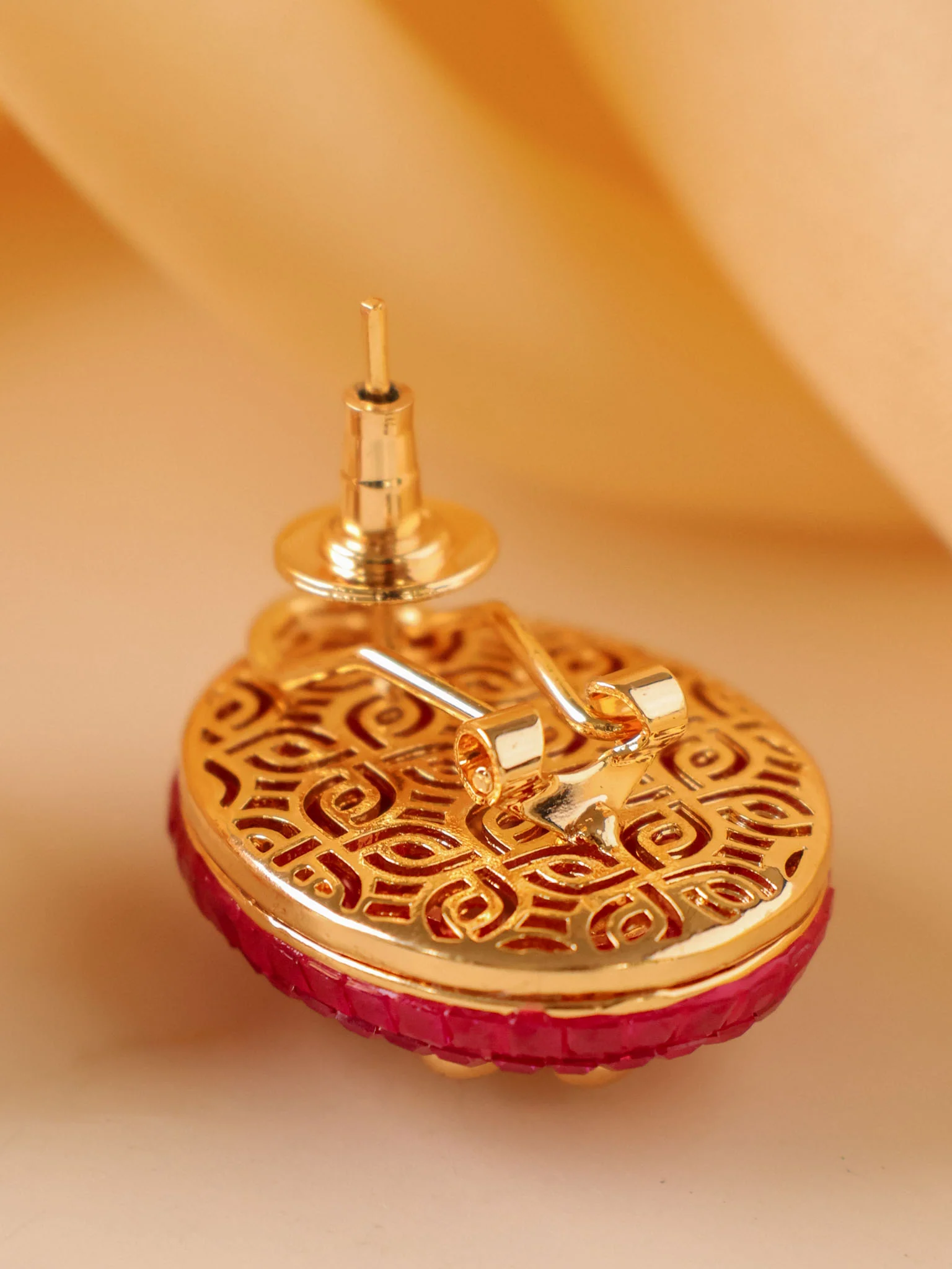 Rubies Statement Studs - Image 8