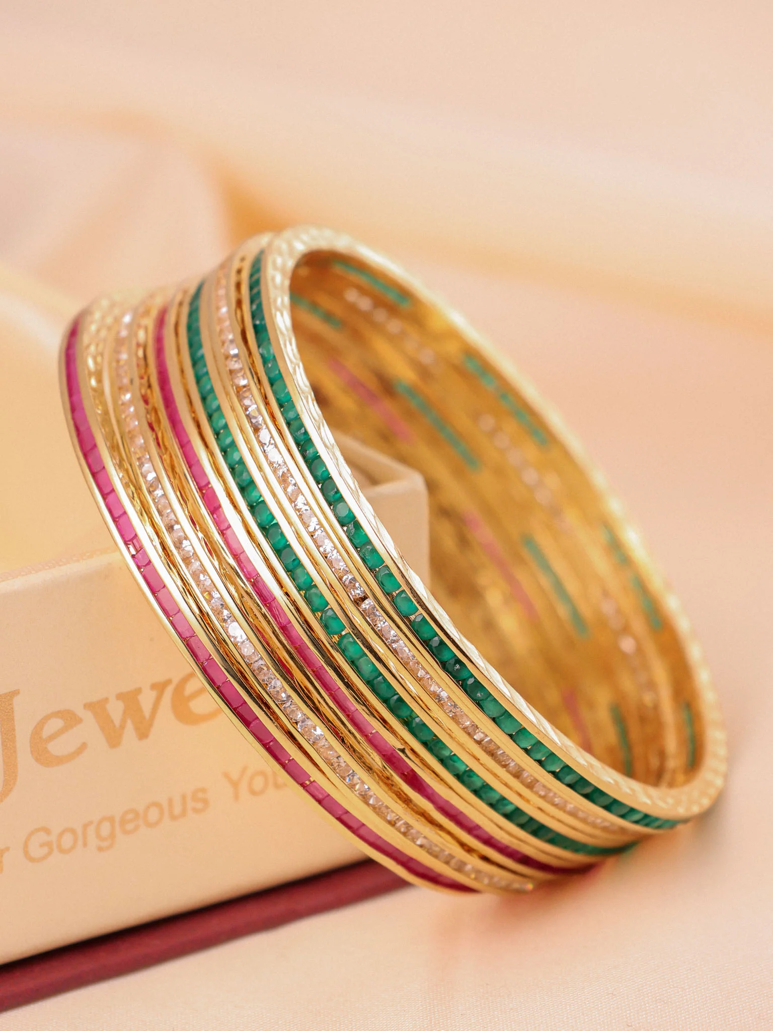 Saanjh Luxe Non-Openable Bangles - Image 4