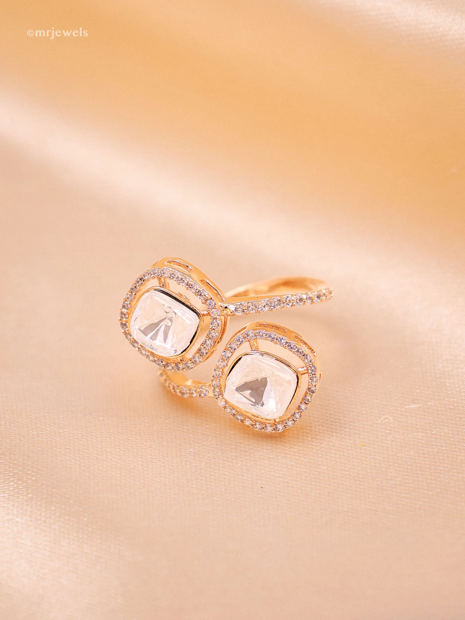 Seraphine Moissanite Duo Ring - Image 2