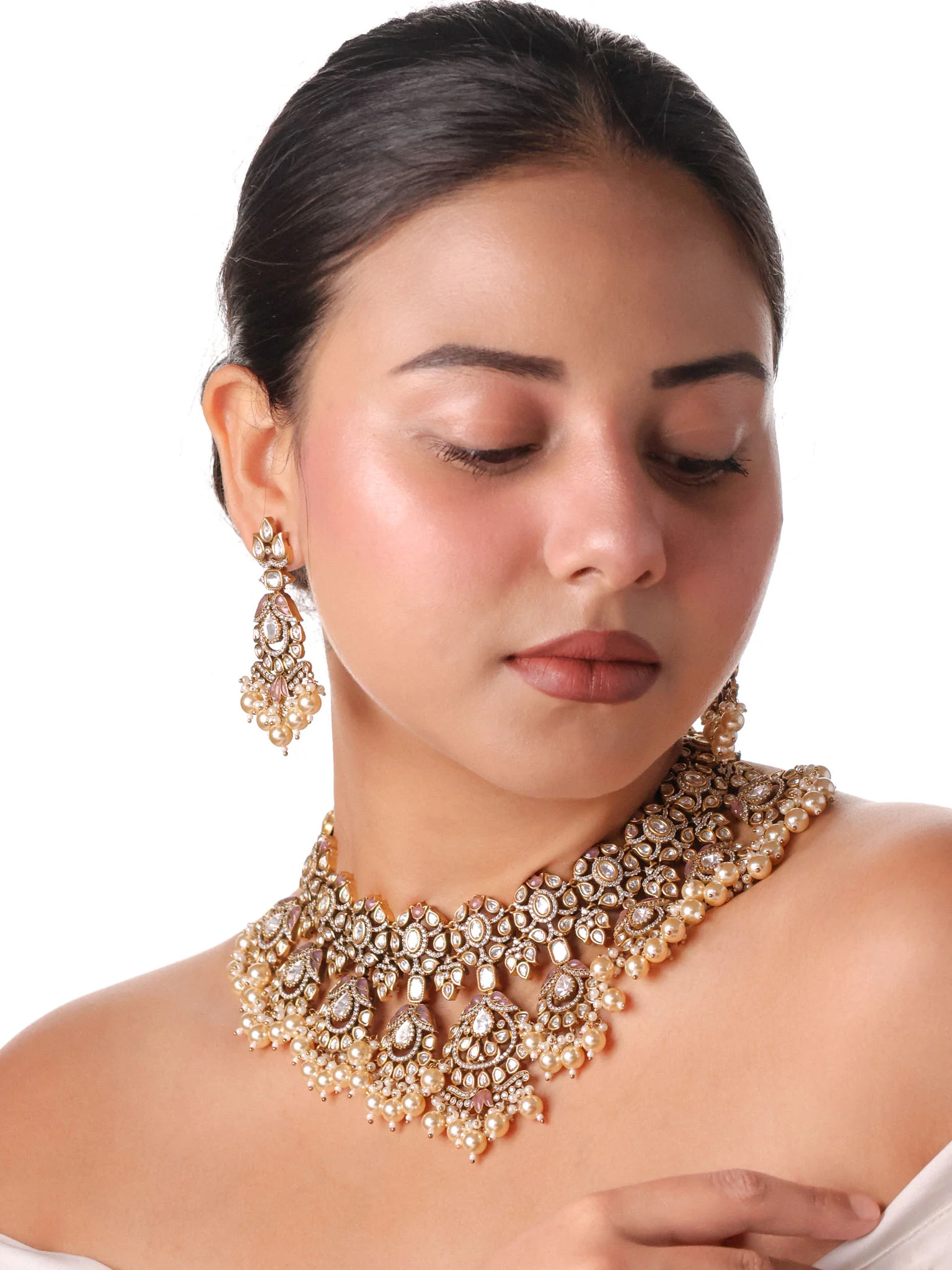 Shehzadi Polki Kundan Set - Image 4
