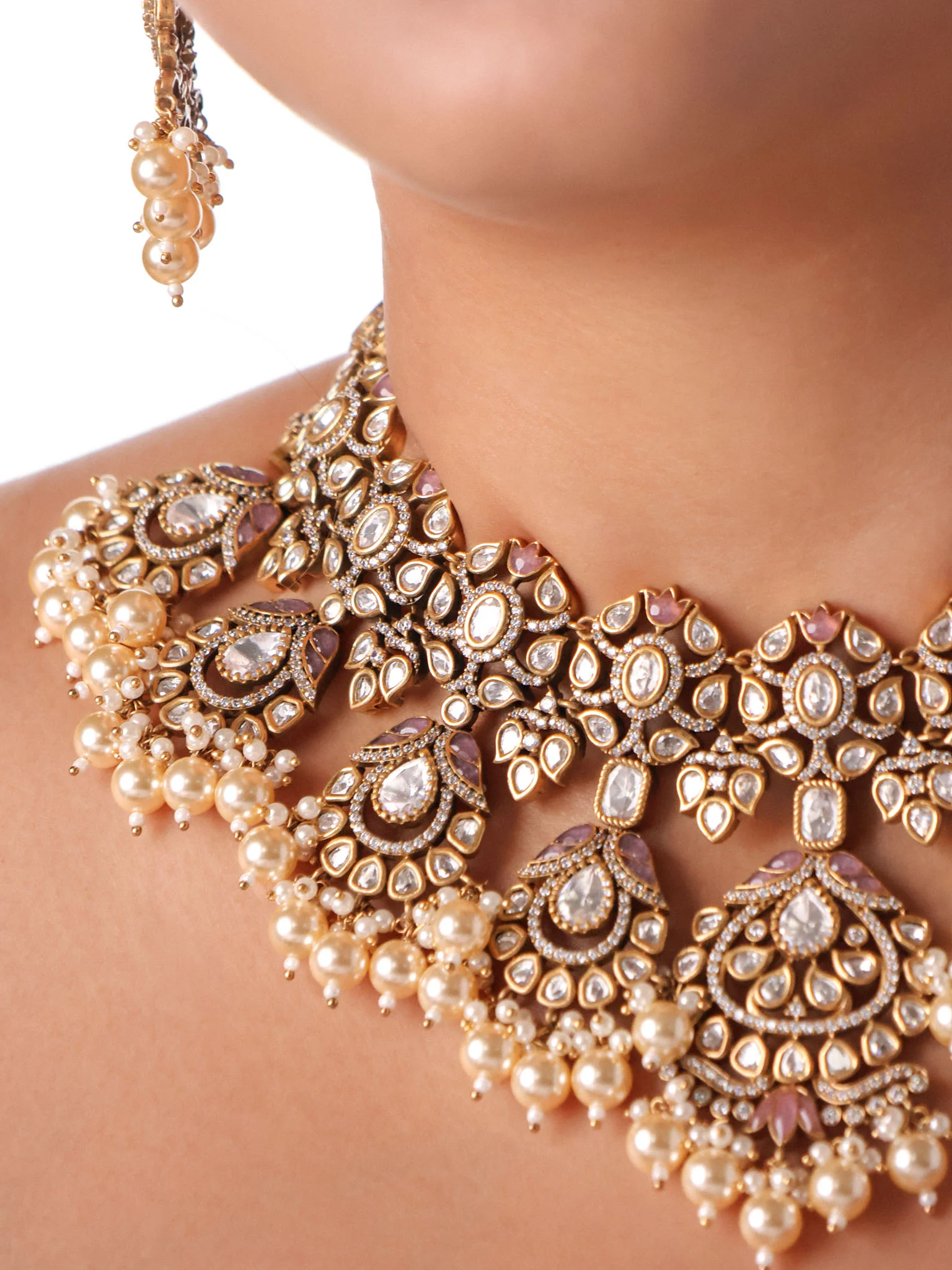 Shehzadi Polki Kundan Set - Image 5