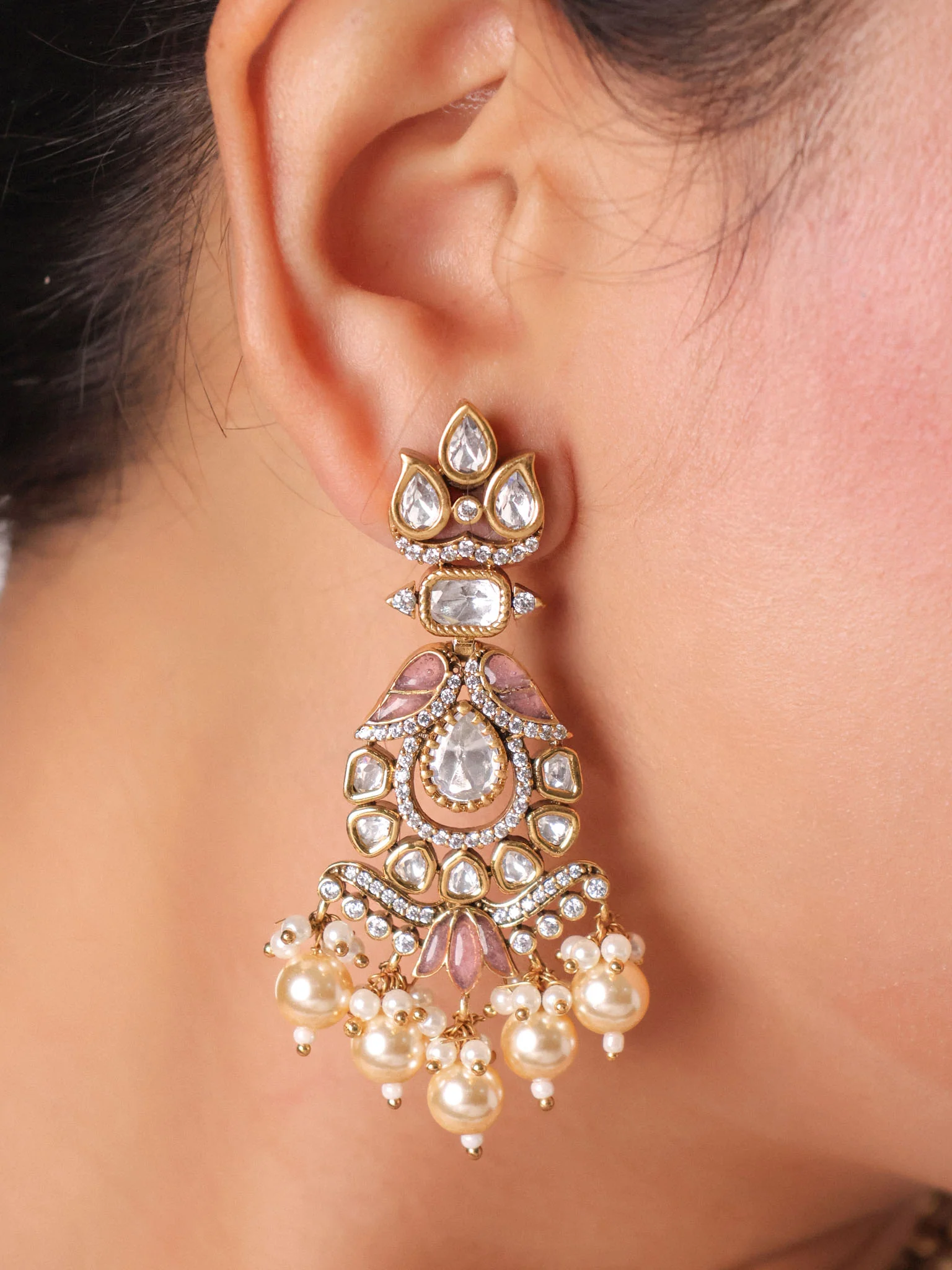 Shehzadi Polki Kundan Set - Image 6