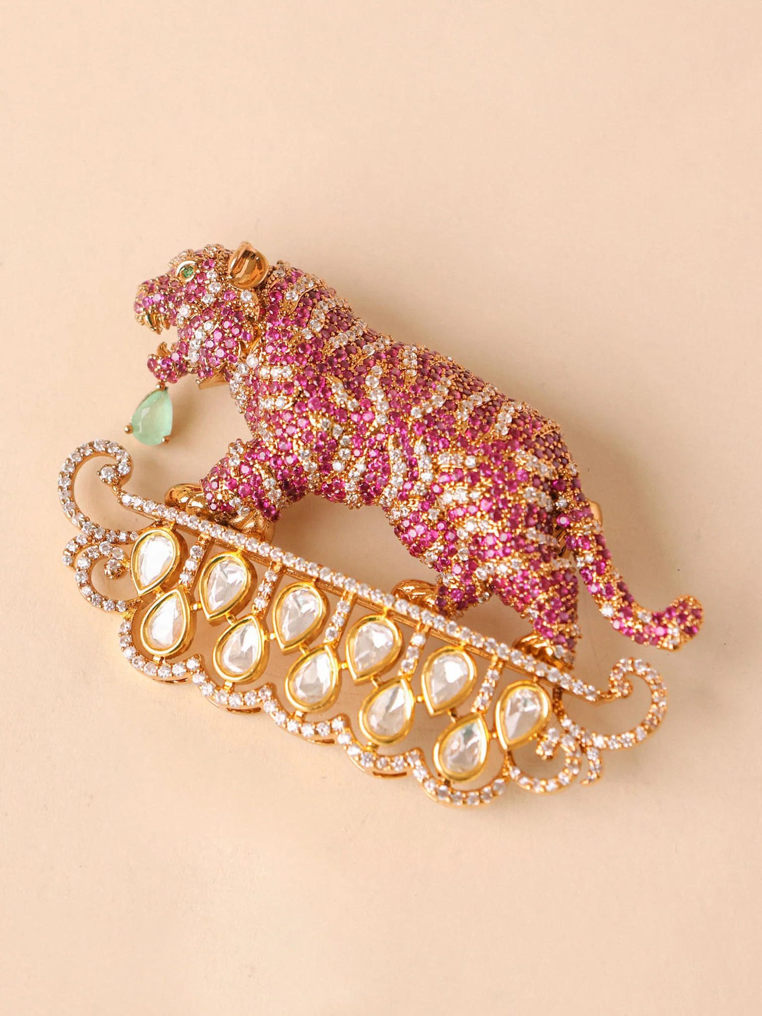 Tiger Royal Statement Brooch - Image 2