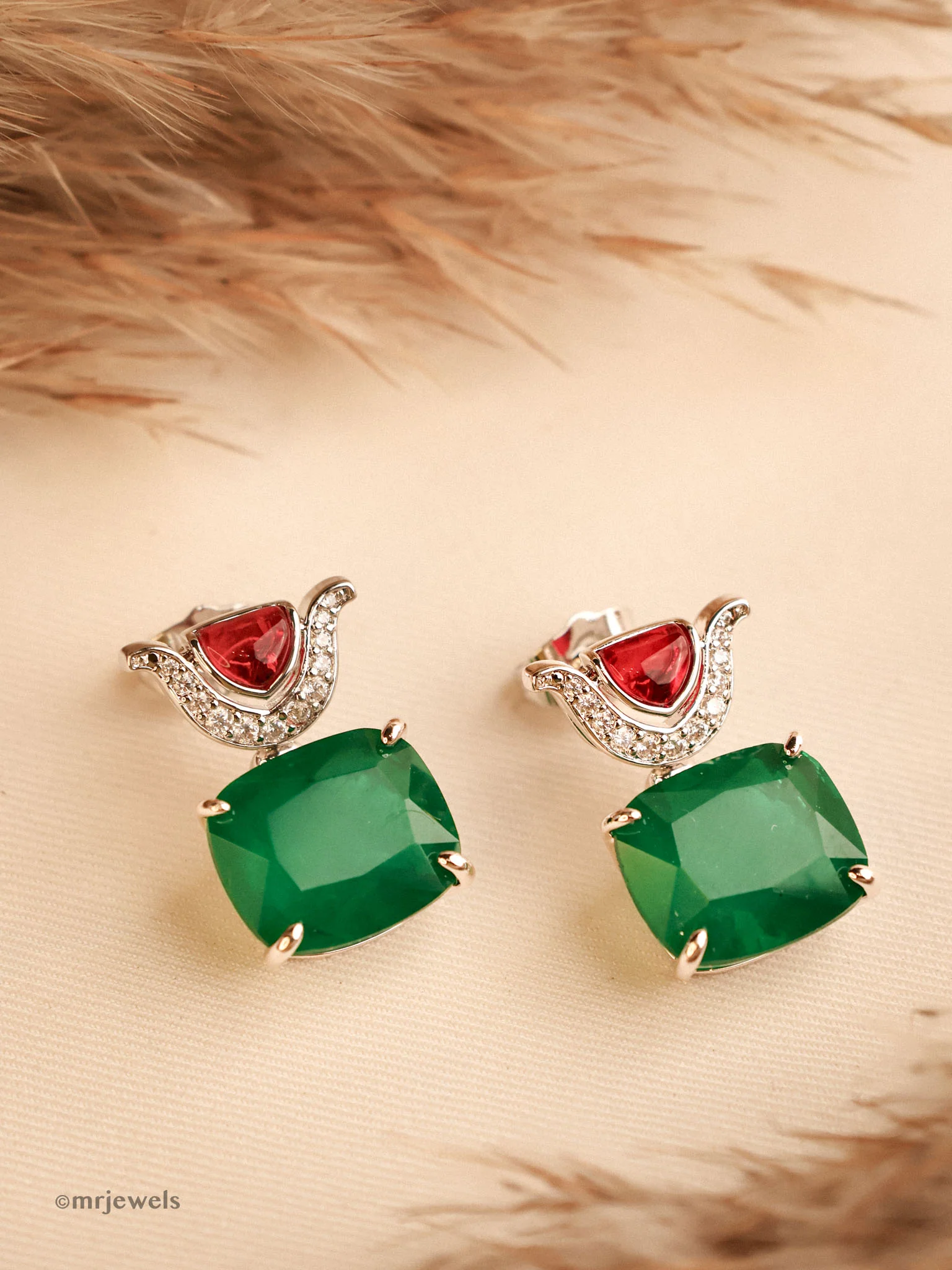 Spark Luxe Gemstone Earring - Image 2
