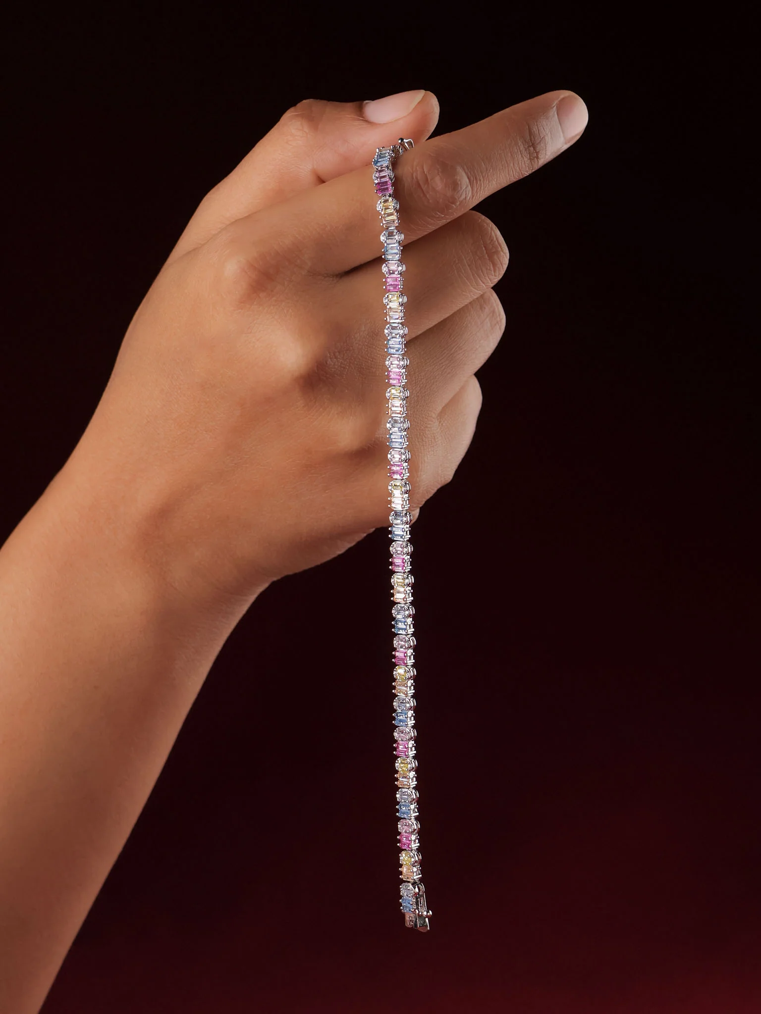 Spectrum Luxe Tennis Bracelet