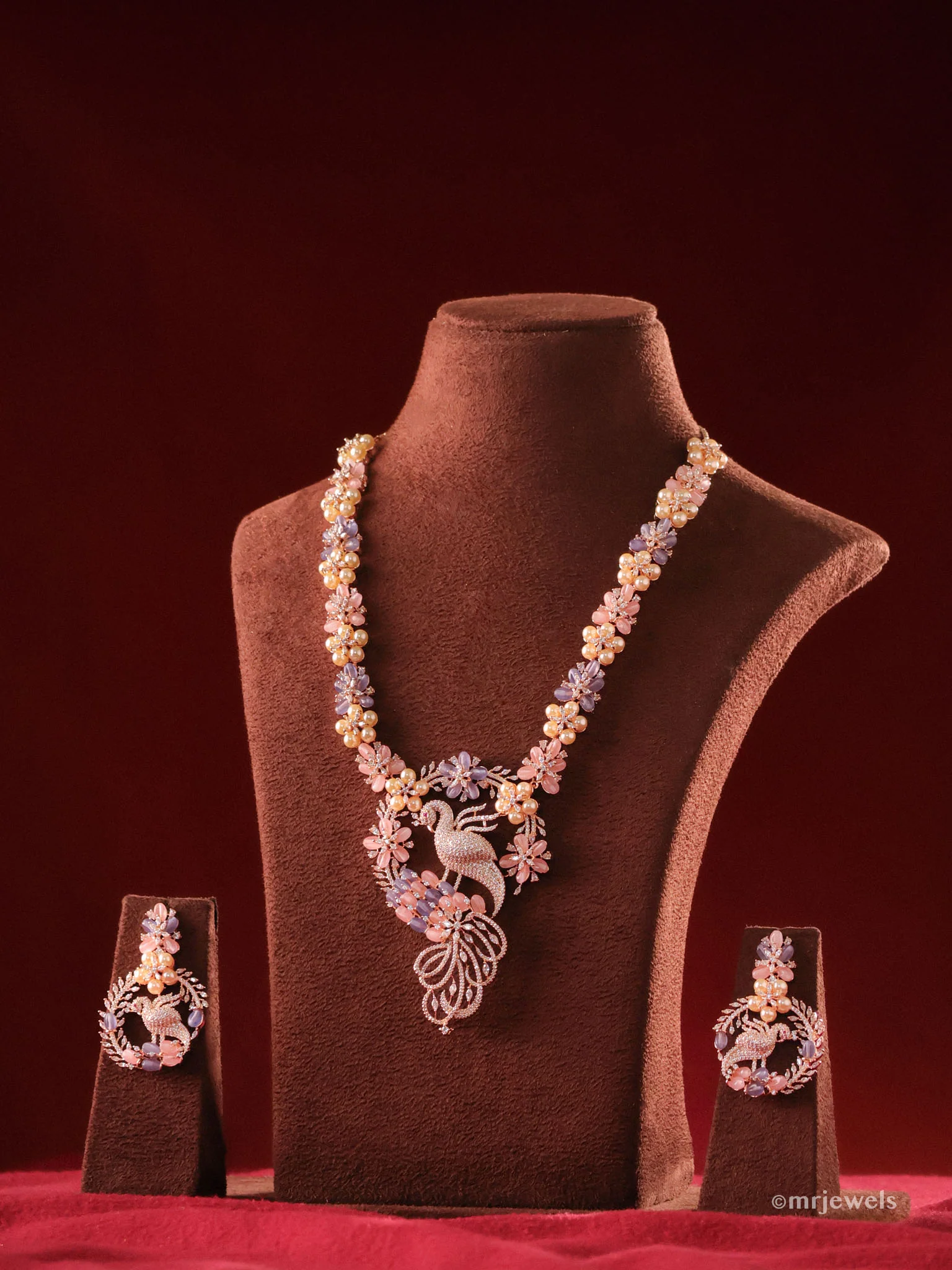 Statement Bird Beaded Set