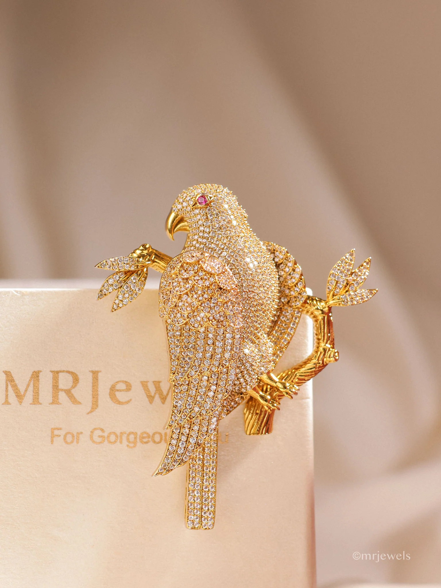 Statement Bird Brooch
