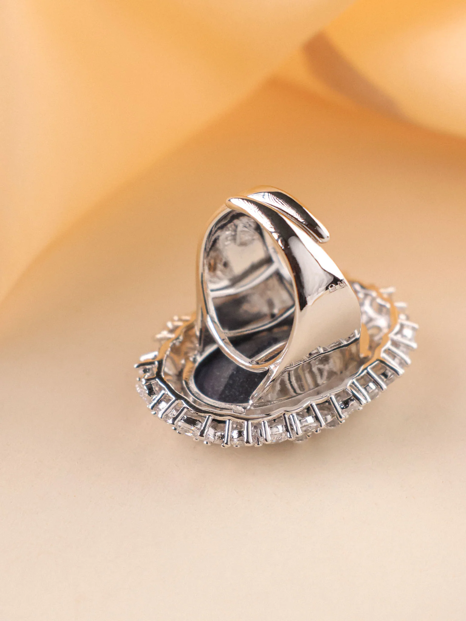 Statement  Cocktail Ring - Adjustable Size - Image 10